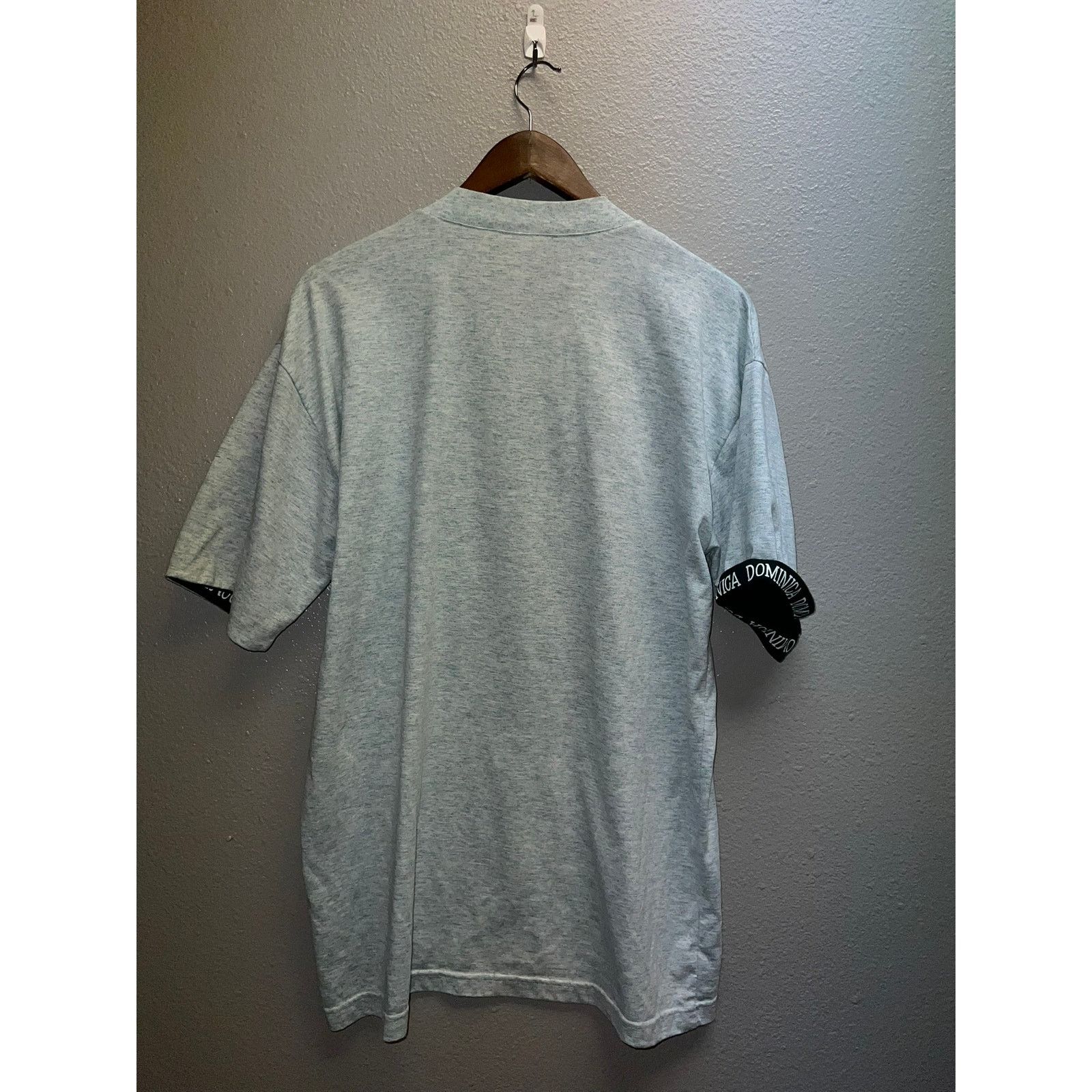 Vintage Vintage Dominica Shirt Sailboat 1/4 Button Down Tee 90s XL Size US XL / EU 56 / 4 - 10 Thumbnail