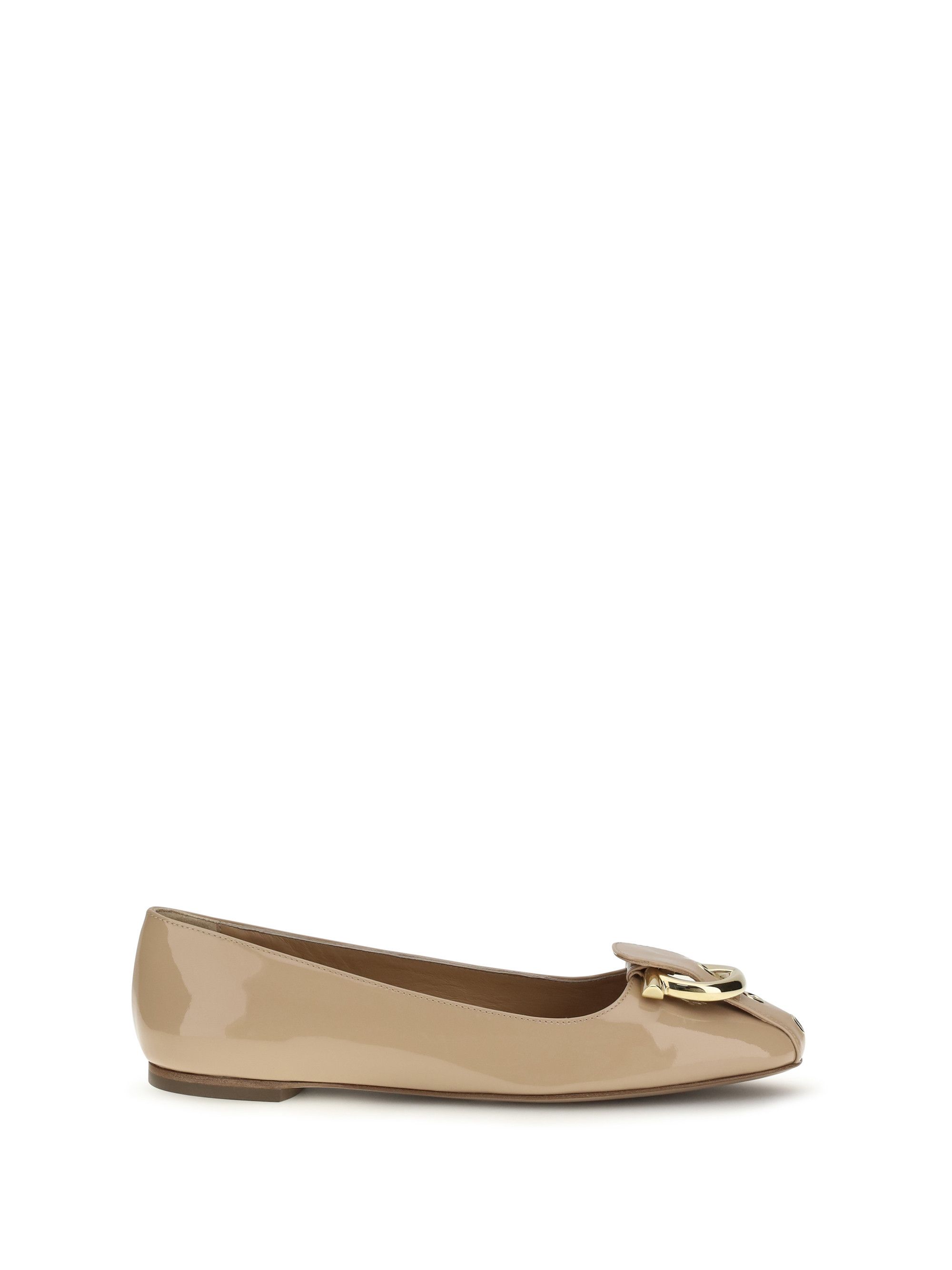 Salvatore Ferragamo Gancini Ballerinas Size US 5.5 / IT 35.5 - 1 Thumbnail