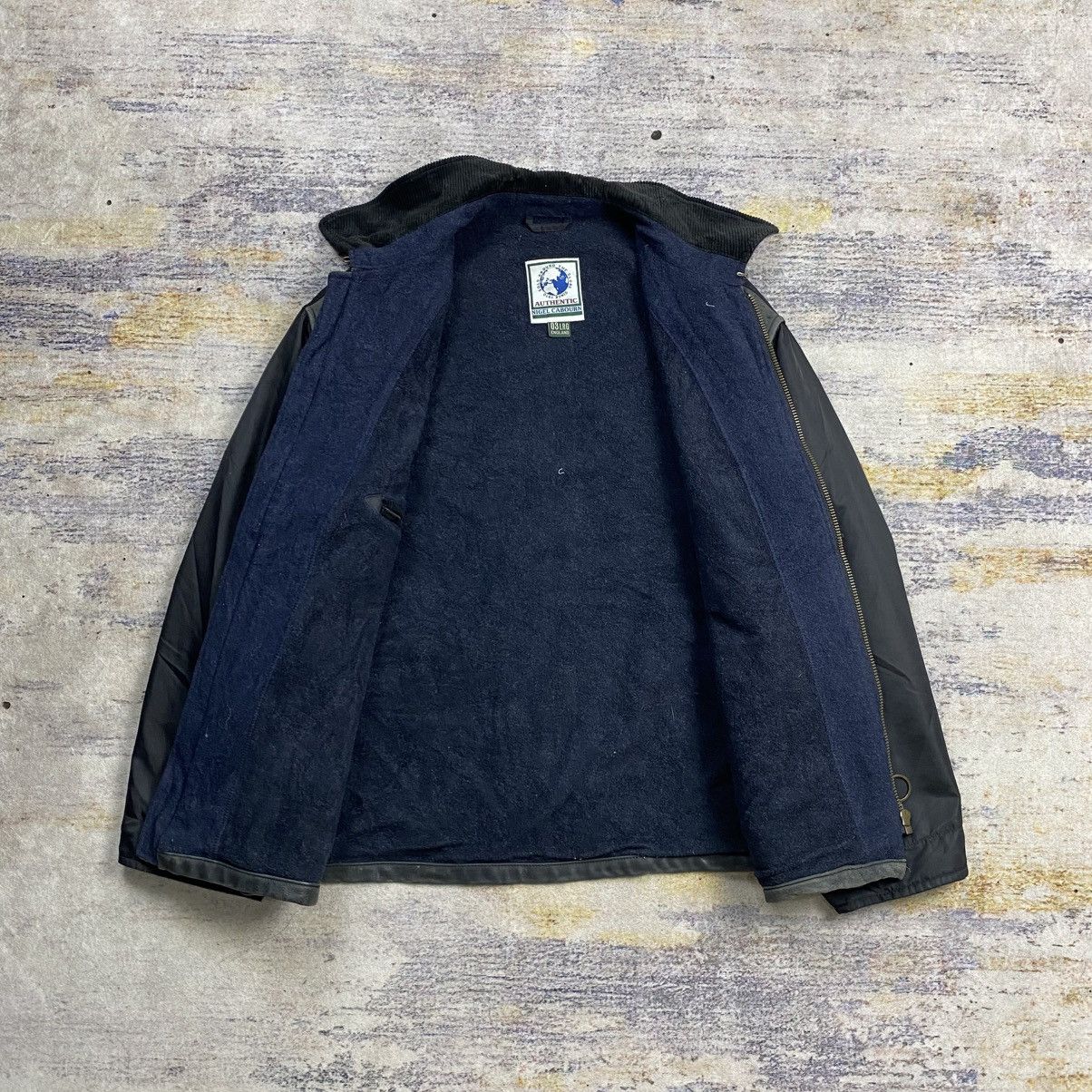 Nigel Cabourn Vintage Archive Nigel Cabourn leather jacket mix nylon Size US XL / EU 56 / 4 - 6 Thumbnail