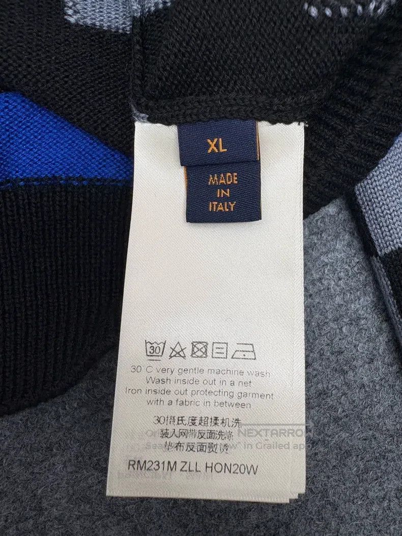 Louis Vuitton Louis Vuitton Checkerboard mosaic logo sweatshirt Size US XL / EU 56 / 4 - 6 Thumbnail