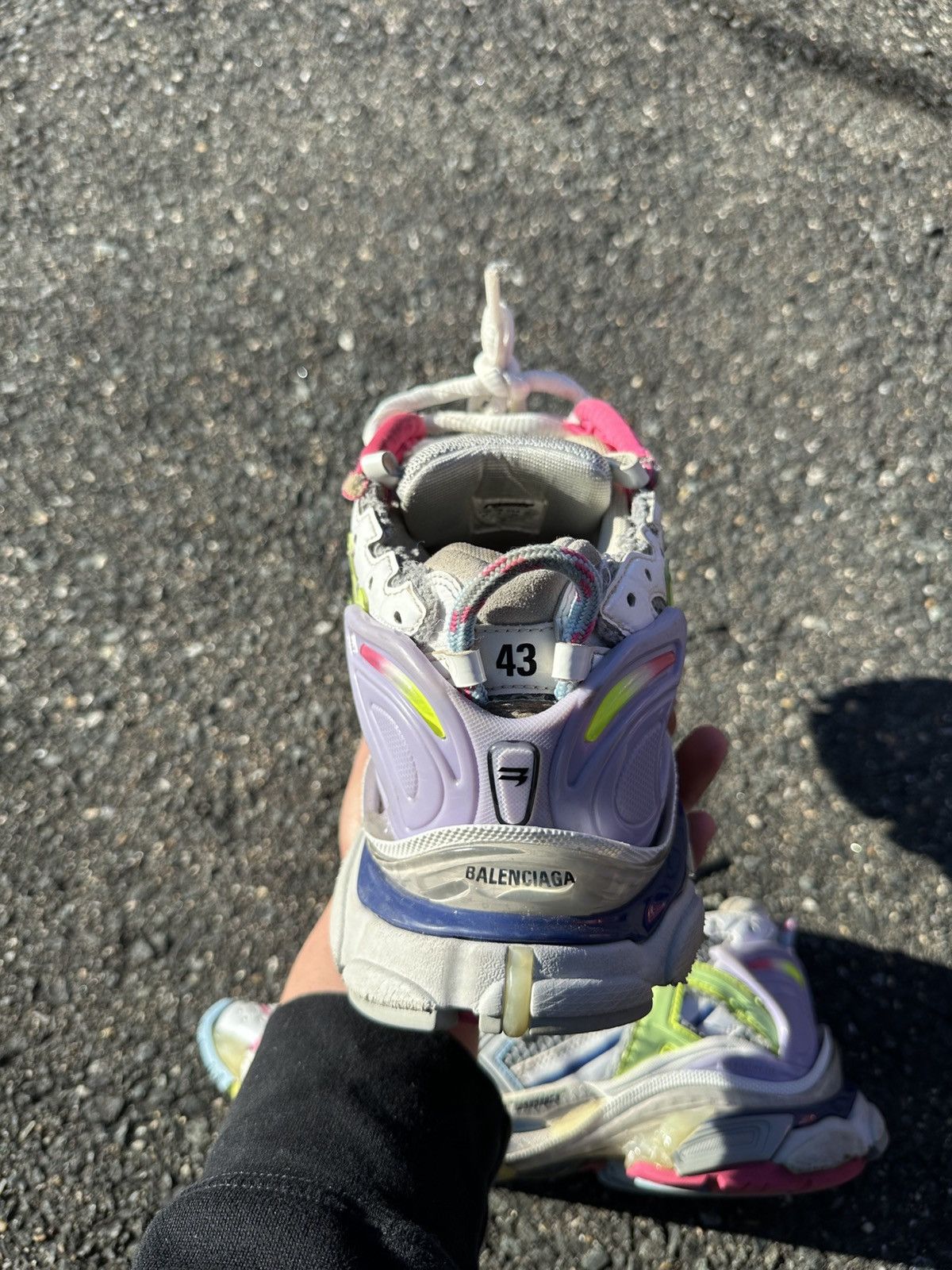 Balenciaga Balenciaga Runner White/Pink Size US 10 / EU 43 - 4 Thumbnail