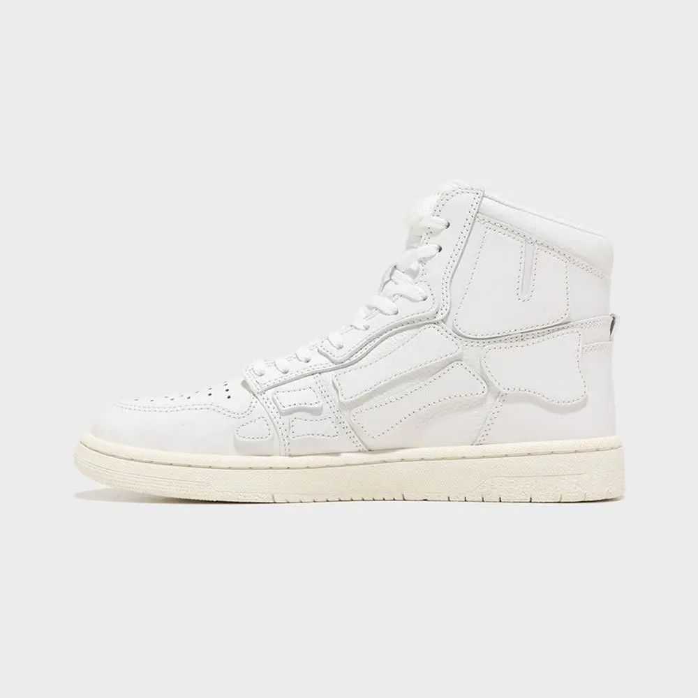 Amiri o1gr1nt1024 Skel Hi-Top Sneakers in White Size US 11 / EU 44 - 3 Thumbnail
