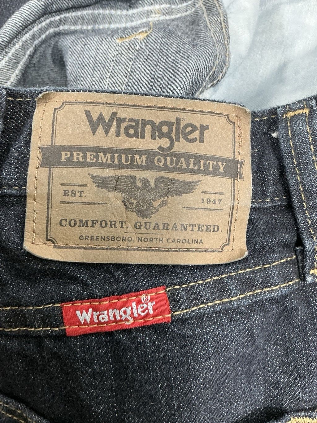 Wrangler Men's Wrangler Regular Fit Blue Jeans 34x29 Size US 34 / EU 50 - 5 Thumbnail