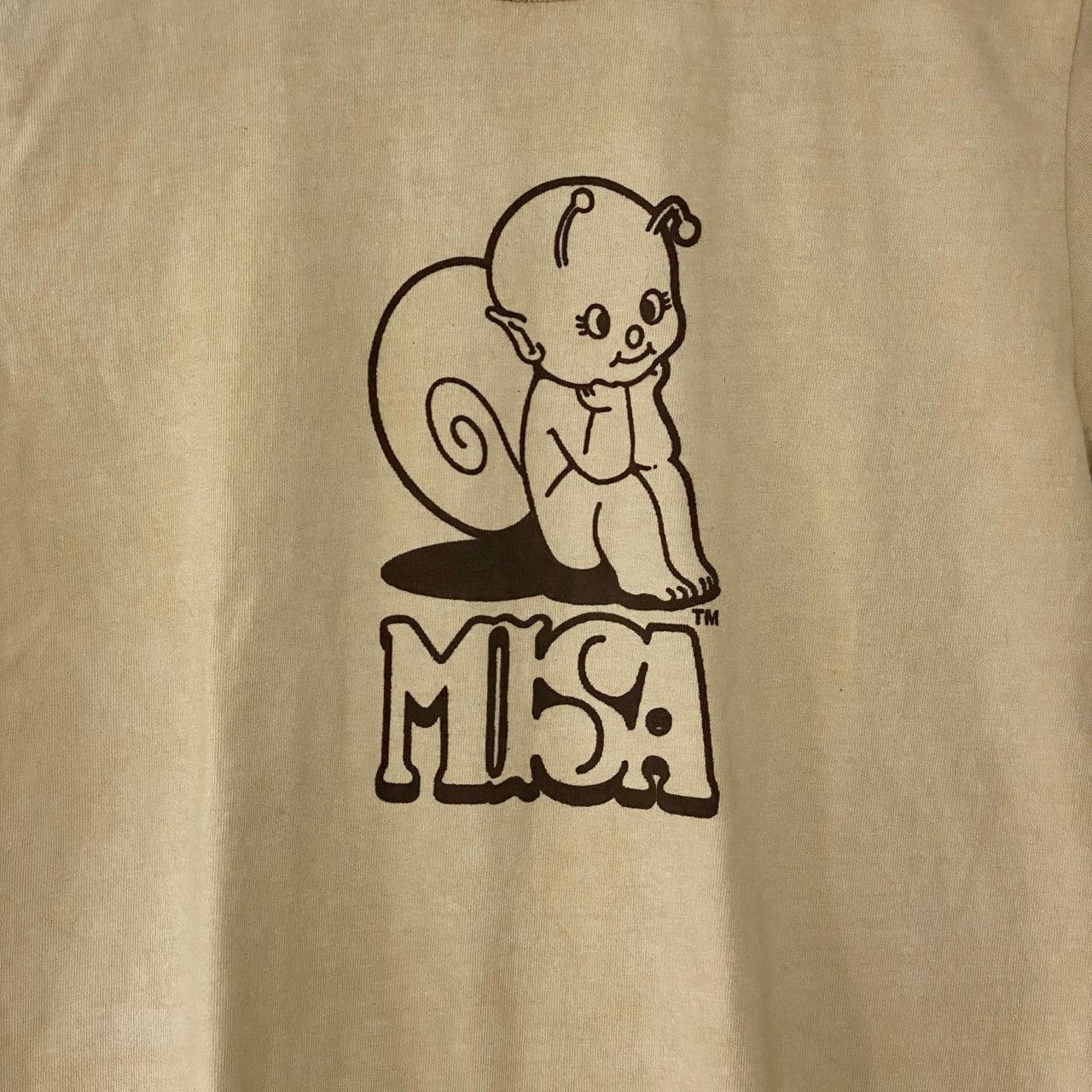 Other MISA WALNUT HAND DYED LOGO CROP TEE Size S / US 4 / IT 40 - 3 Thumbnail