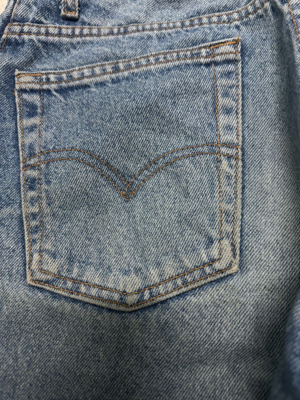 Levi's VINTAGE 1991s LEVI’S 555 STONE WASHED BLUE JEAN VERY RARE Size US 31 - 14 Thumbnail