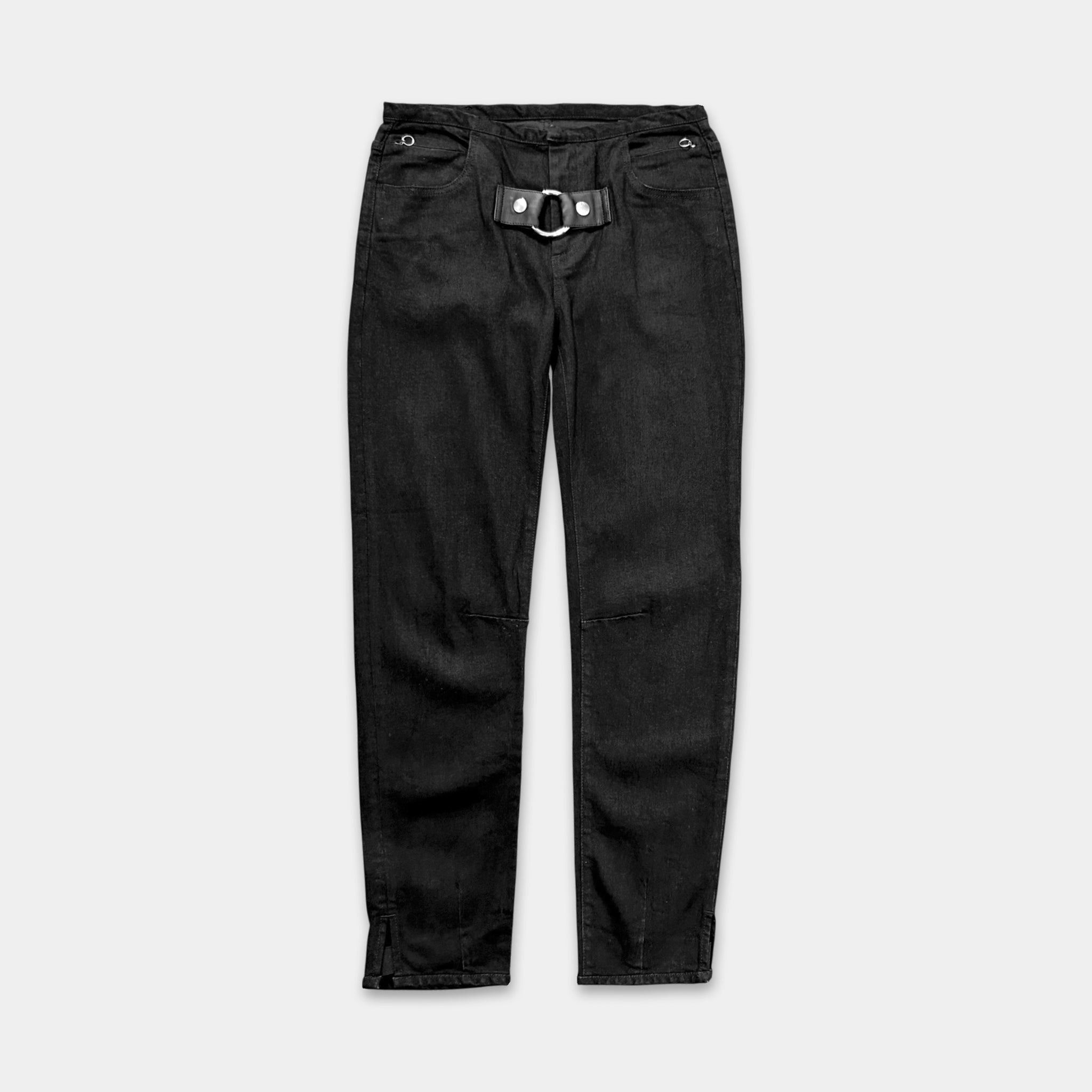 1017 ALYX 9SM 1017 Alyx 9SM Bondage Black Denim Pants Size US 26 / EU 42 - 1 Thumbnail