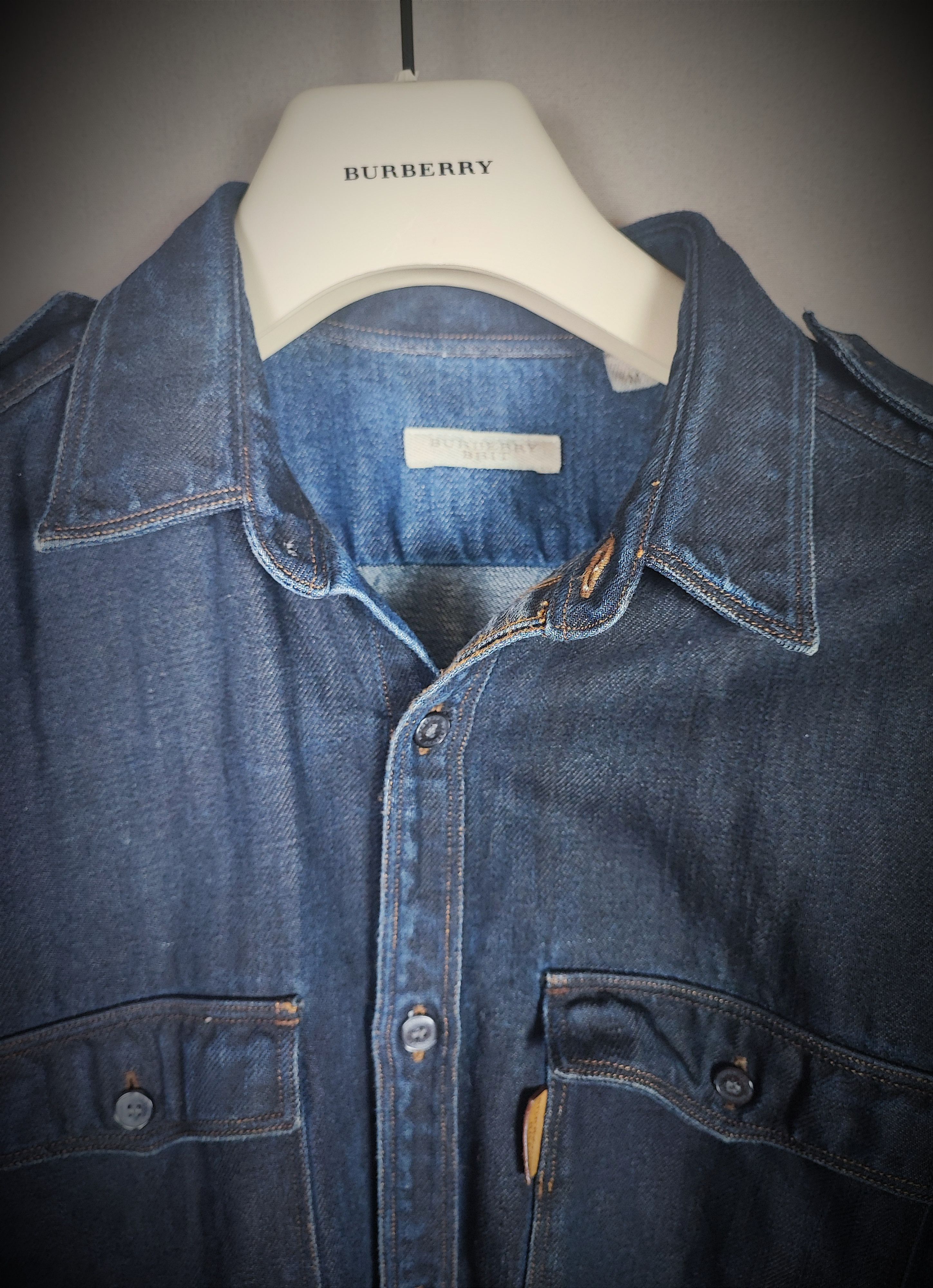 Burberry 🔥Rare Burberry Denim's shirt M🔥 Size US M / EU 48-50 / 2 - 5 Thumbnail