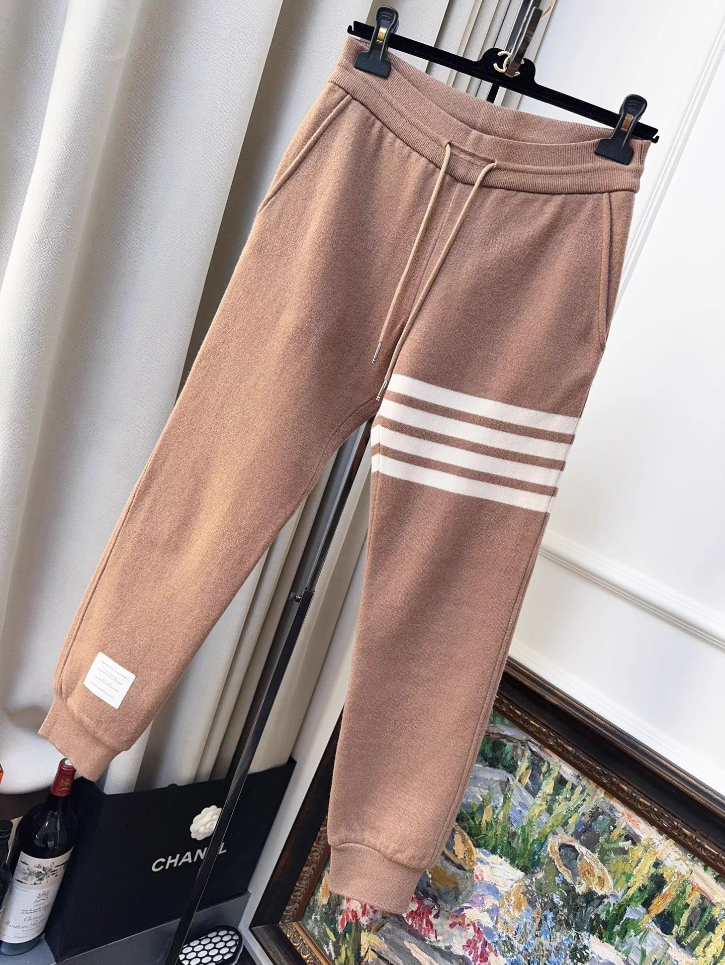 Thom Browne Camel 4-bar track pants 38 like new