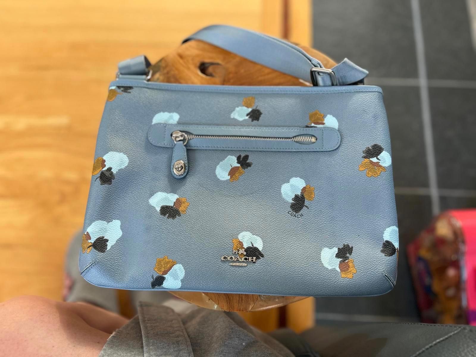 Coach Floral Print Crossbody Bag