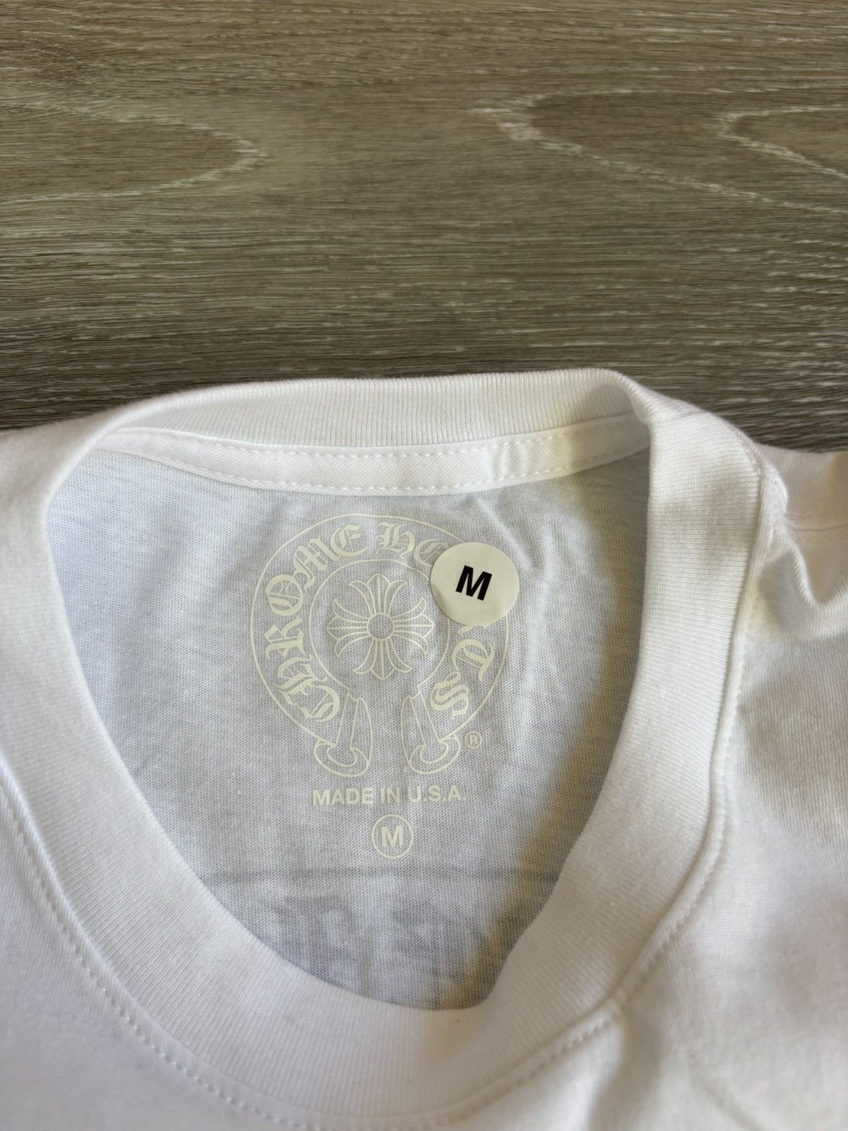 Chrome Hearts Chrome Hearts White Scroll Tee Size US M / EU 48-50 / 2 - 5 Thumbnail