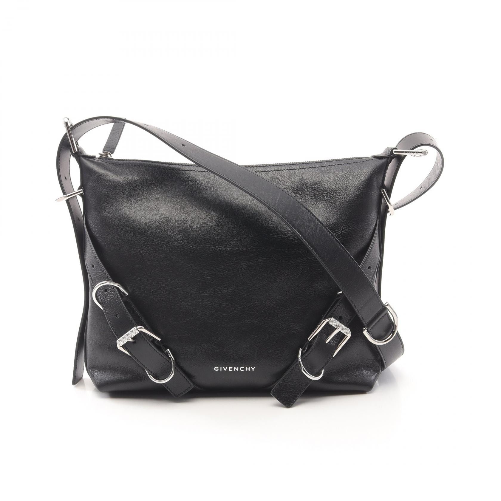 Givenchy Givenchy Givenchy VOYOU Leather Shoulder Bag Leather Crossbody Bag BK50CWK1UB001 Size ONE SIZE - 1 Thumbnail