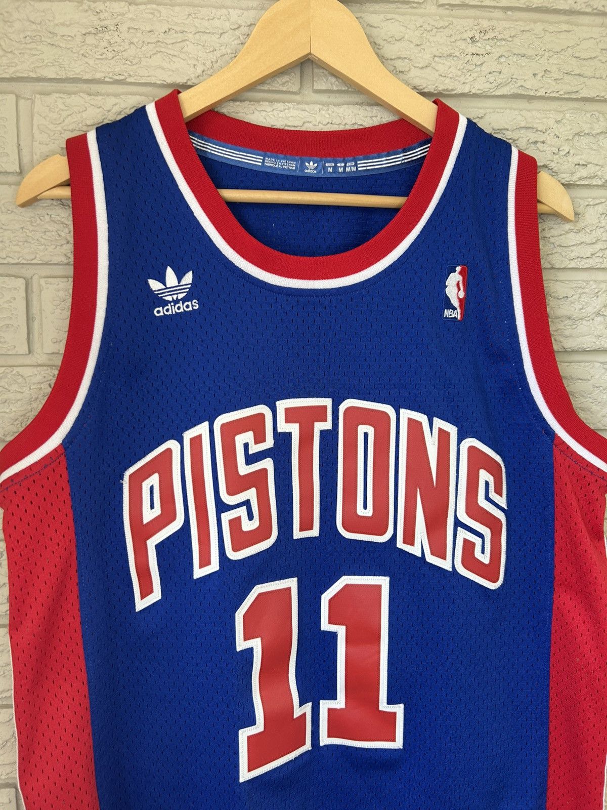 Adidas Adidas Detroit Pistons Hardwood Classics Isiah Thomas Jersey Size US M / EU 48-50 / 2 - 2 Thumbnail
