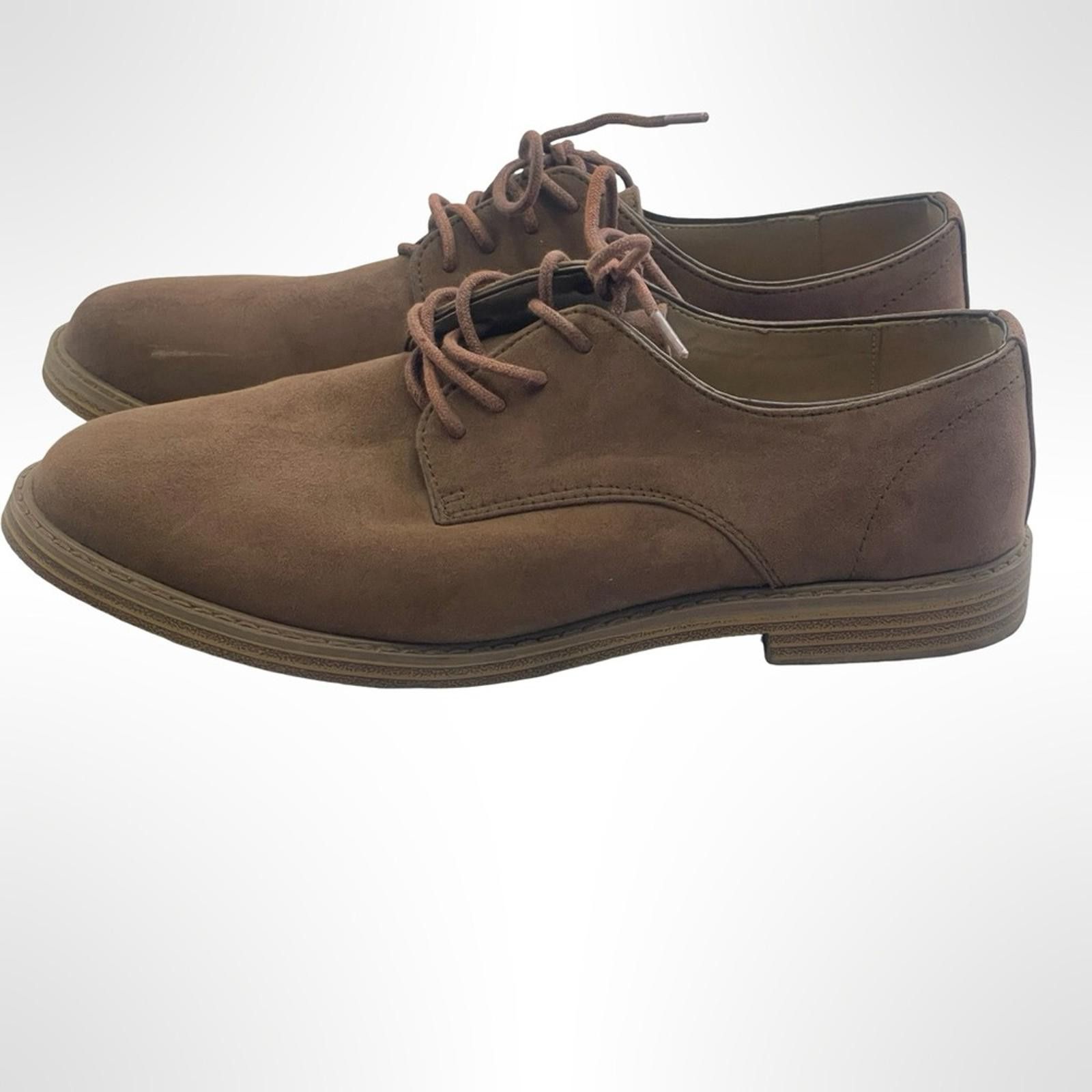Old Navy Old Navy Men's Brown Suede Lace-Up Shoes size 8 Size US 8 / EU 41 - 2 Thumbnail