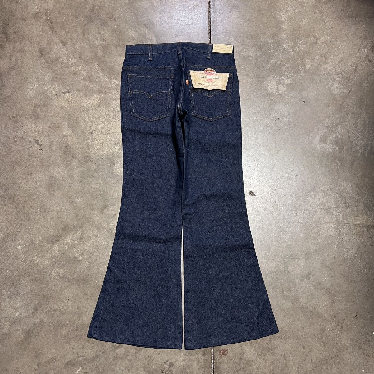 Levi's Vintage 80s Levis 684 Big Bell Blue Jeans Flare Deadstock