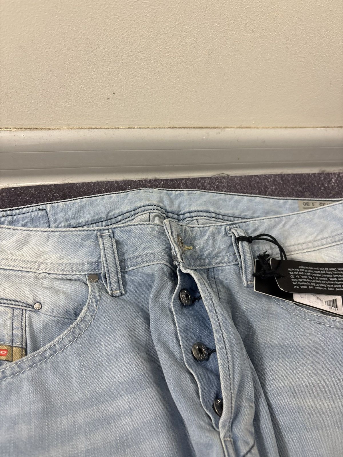 Diesel Diesel Belther Regular Slim Tapered NWT Men’s Denim Jeans Size US 32 / EU 48 - 11 Thumbnail