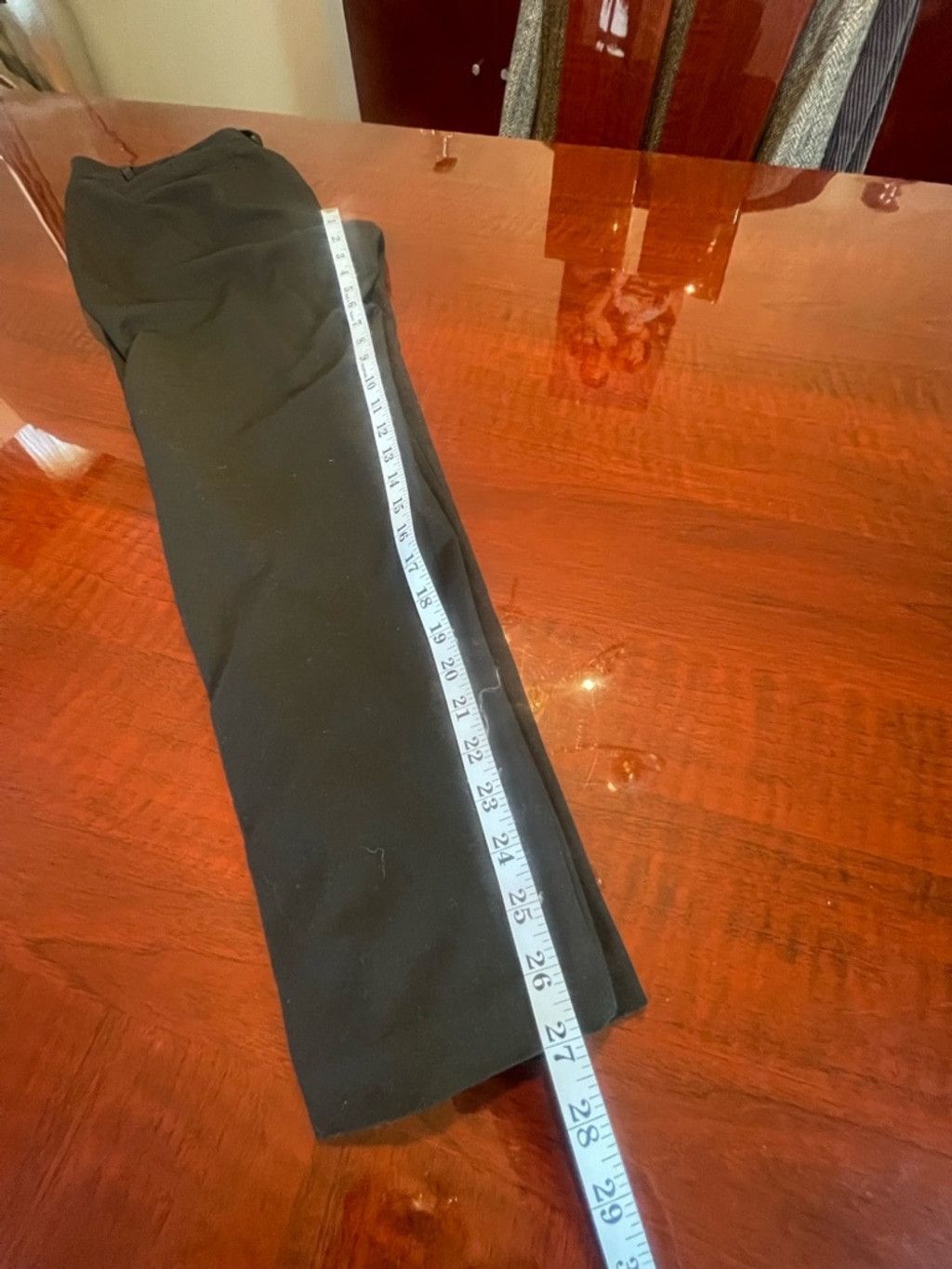 Michael Kors Michael Kors Black Gold Zip Ankle Pants 8 Quiet Luxury Moto Size 30" / US 8 / IT 44 - 9 Thumbnail