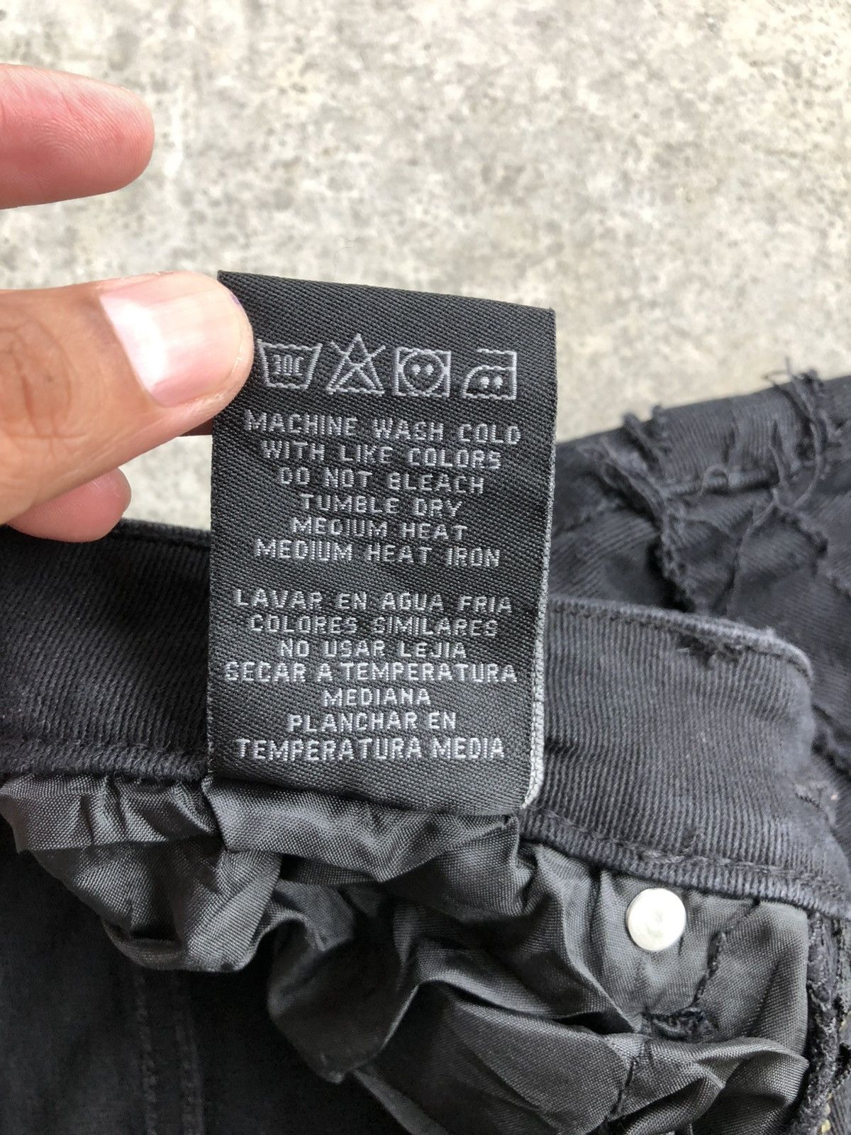 If Six Was Nine Japanese Waimea Flared Jean Distressed Denim Rick Owen Style Size US 30 / EU 46 - 16 Thumbnail