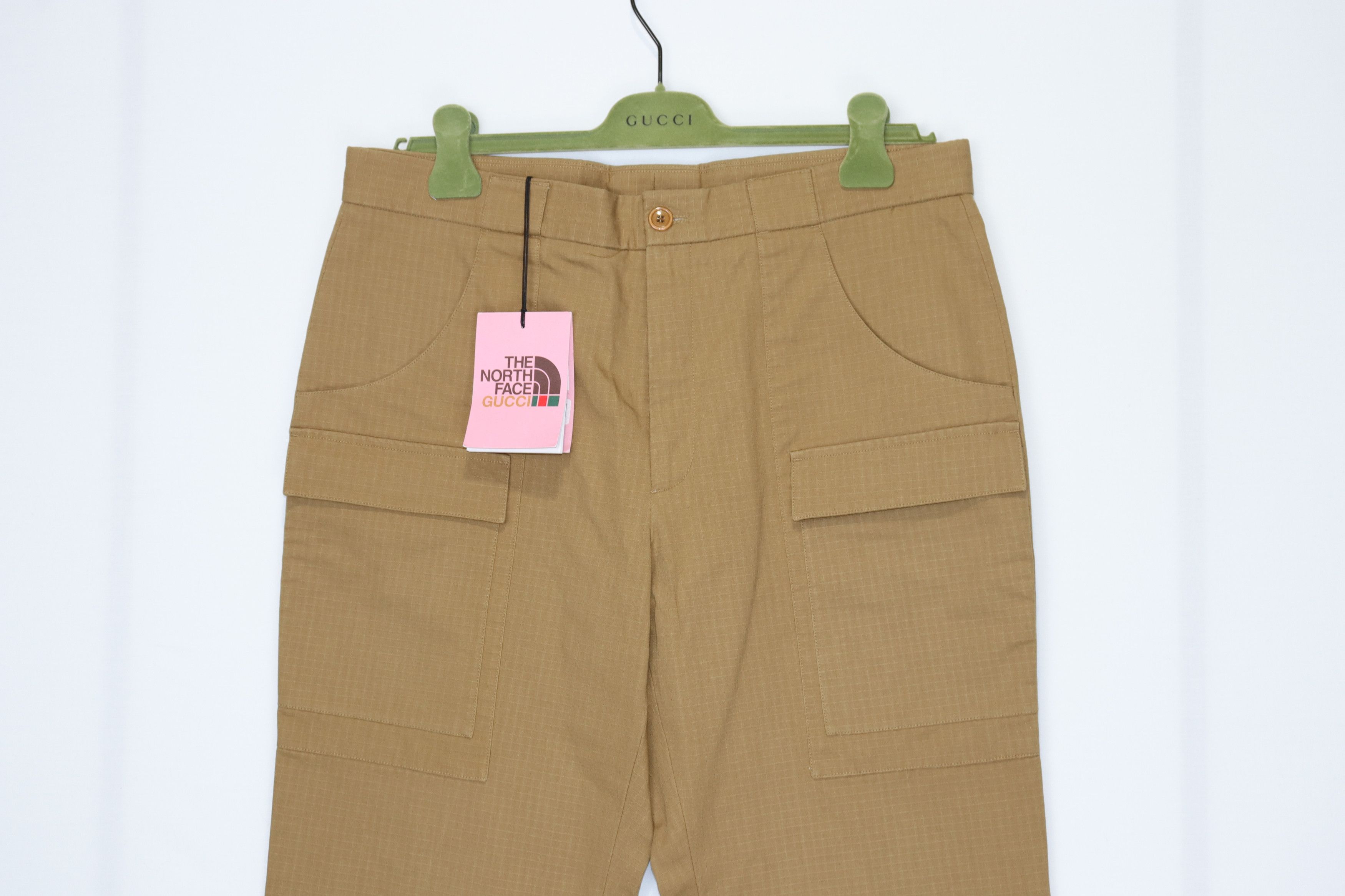 Gucci × The North Face o1rshd Rough Cotton Canvas W/emb in Camel Size US 34 / EU 50 - 2 Thumbnail