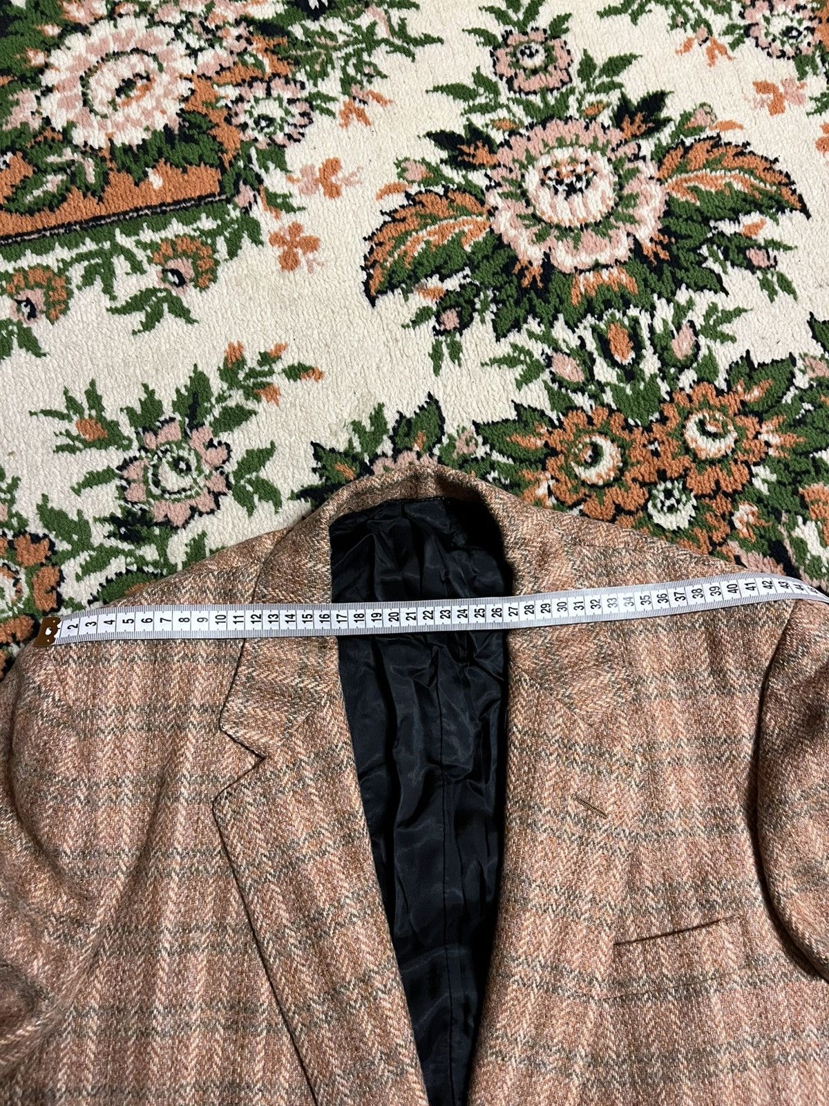 Alfred Dunhill Alfred Dunhill London Wool Herringbone Tweed Blazer Size 40S - 6 Thumbnail