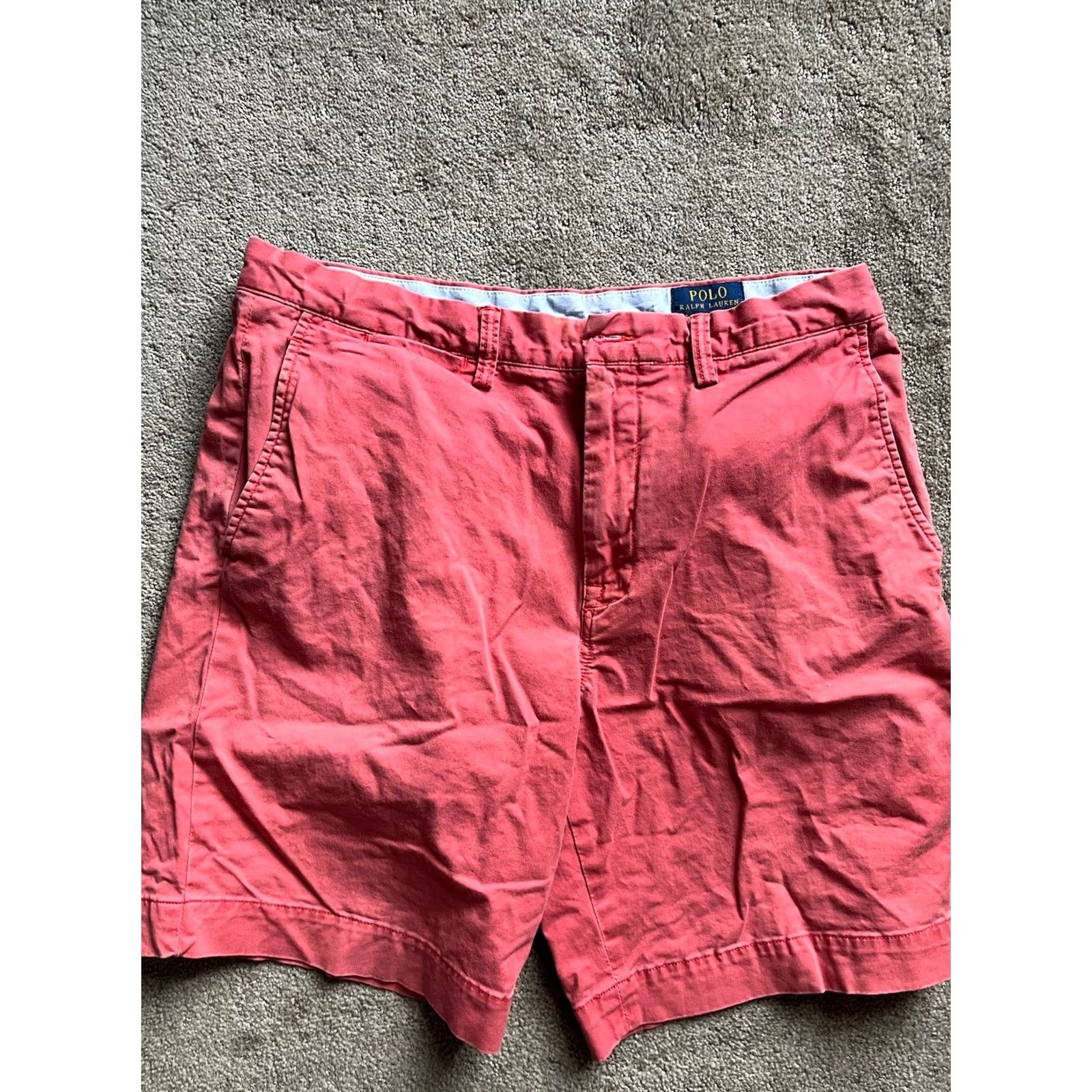 Polo Ralph Lauren Polo Ralph Lauren Shorts Classic Fit Chino Men 34 Red 9" Stretch Size US S / EU 44-46 / 1 - 2 Thumbnail