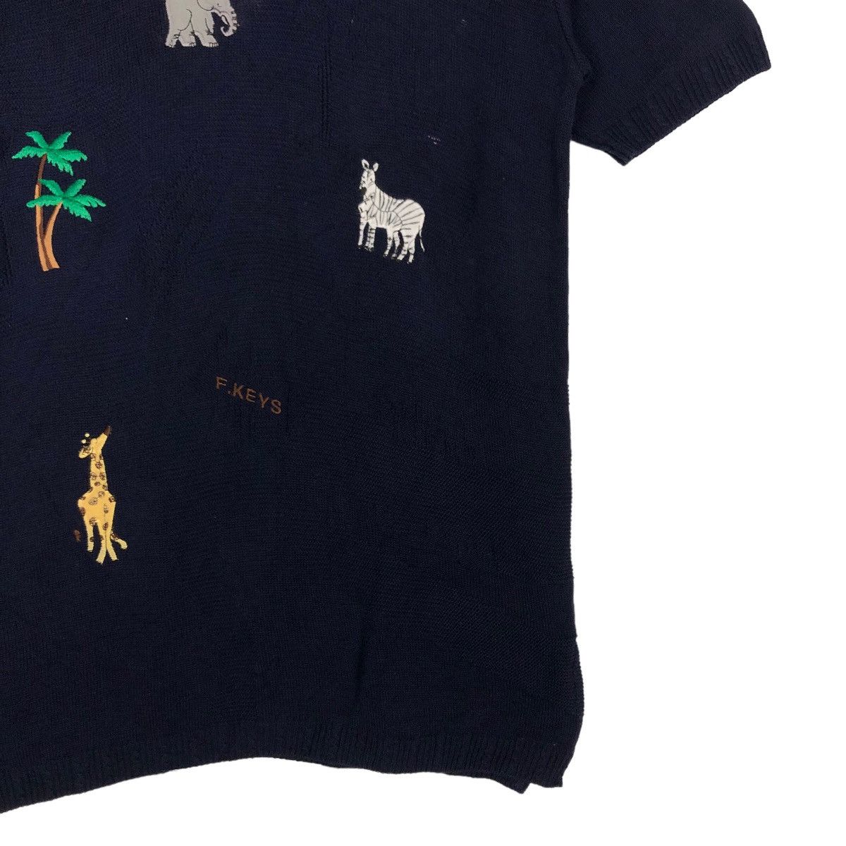 Japanese Brand 90’s Vintage Knit Sweatshirt FloridaKeys Issey Miyake Japan Size US M / EU 48-50 / 2 - 4 Thumbnail