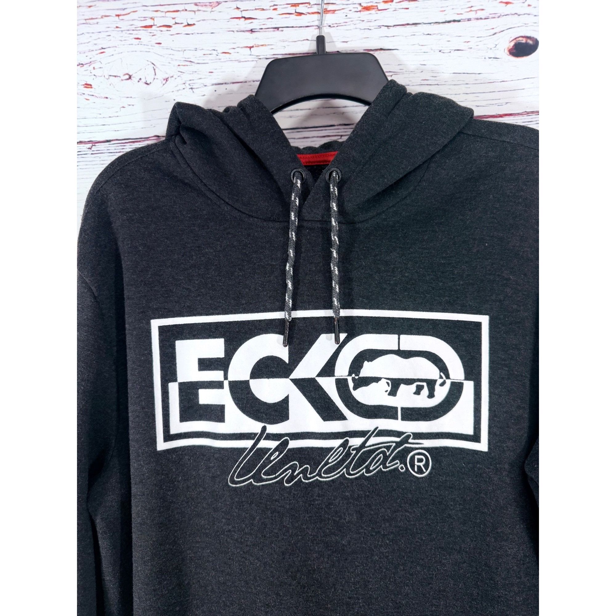Ecko Unltd. Ecko Unltd Rhino Hoodie Sweatshirt M Black Street Wear Hip H Size US M / EU 48-50 / 2 - 8 Thumbnail