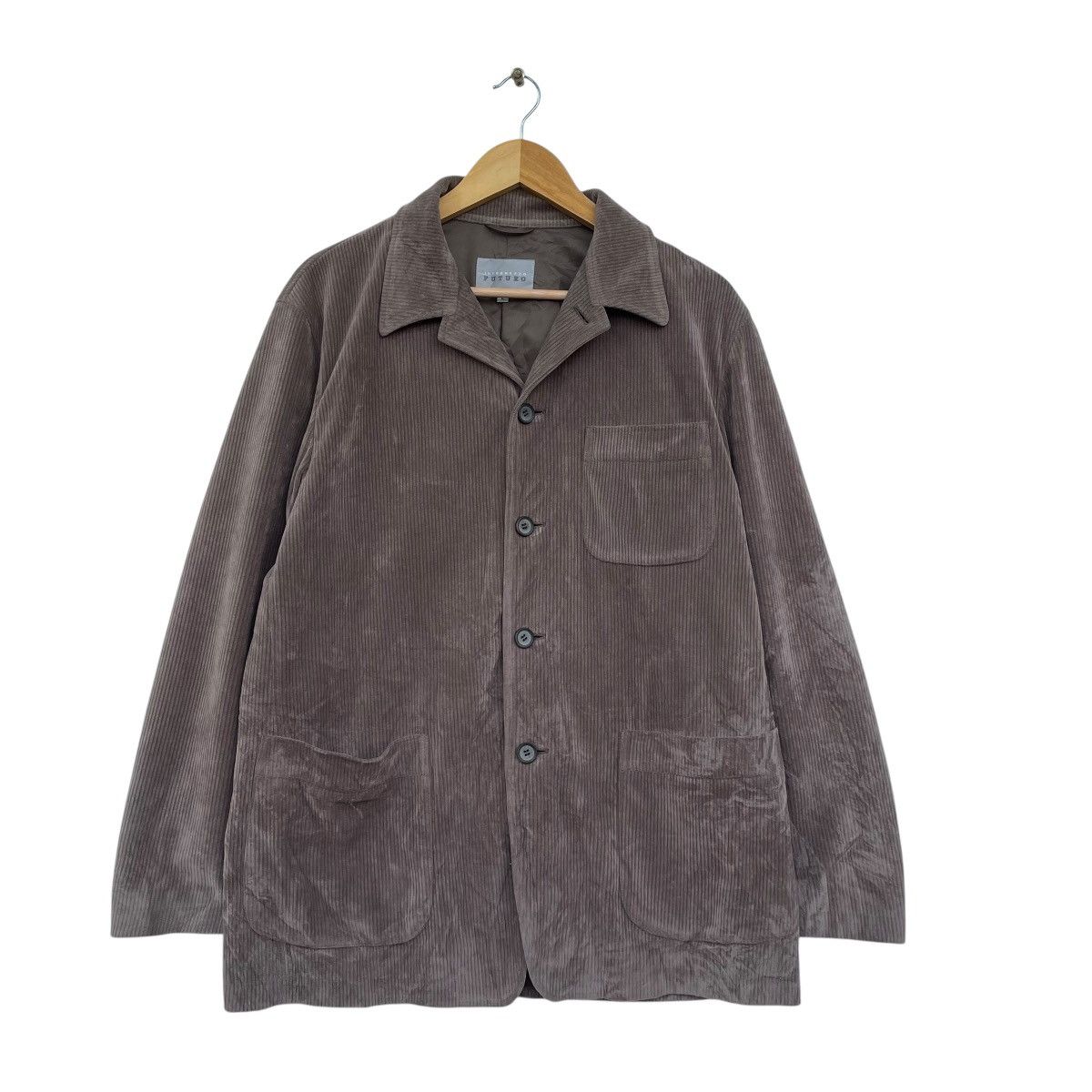 Issey Miyake 💥Vintage Intermezzo Futuro Corduroy Shirt Jacket Size US M / EU 48-50 / 2 - 1 Thumbnail