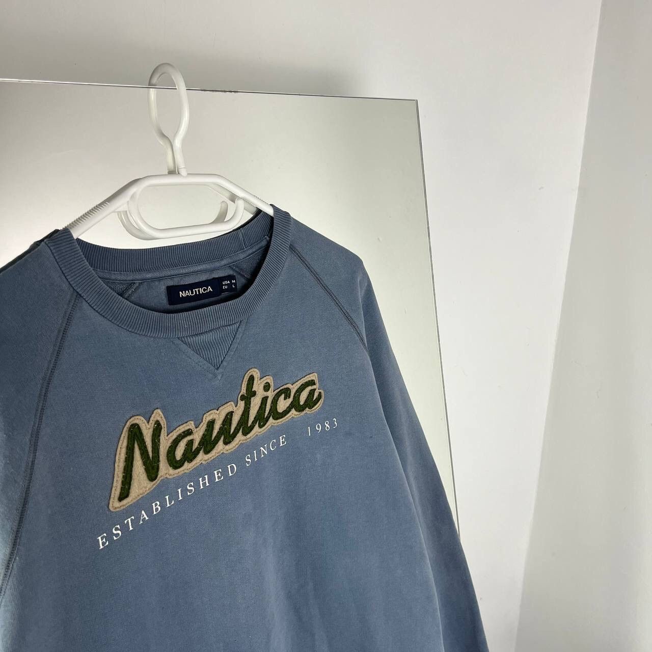 Nautica Nautica Vintage Big Embroidered Logo Baggy Fit Y2k Style Size US M / EU 48-50 / 2 - 2 Thumbnail