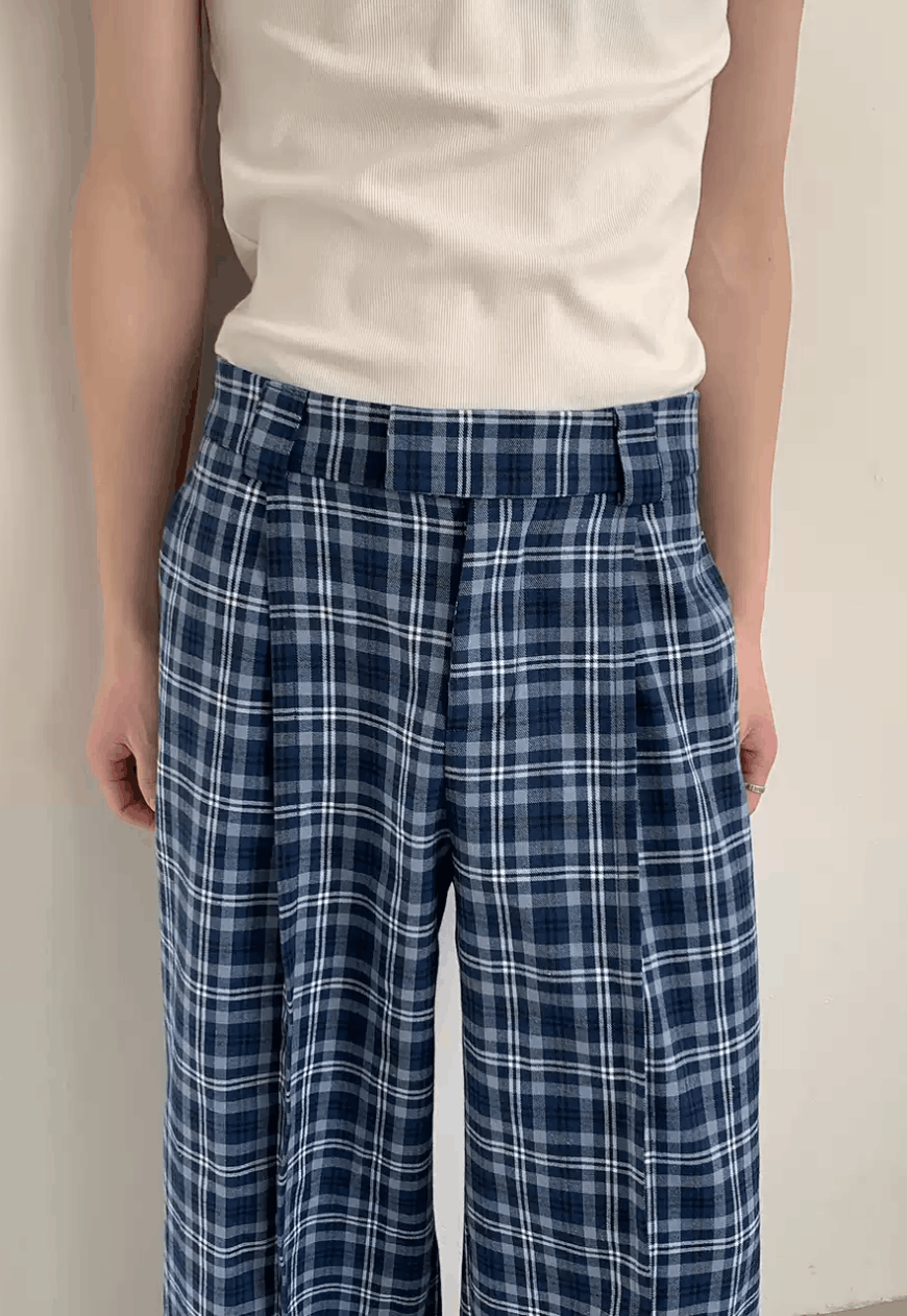 Other Men’s Vintage Plaid Slacks SS25 VOL.1 Size US 30 / EU 46 - 2 Thumbnail