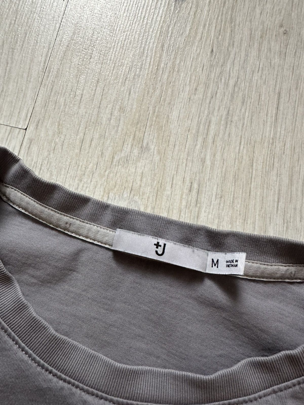 Jil Sander × Uniqlo Jil Sander J+ Uniqlo Essential Dark Grey Tee Size US M / EU 48-50 / 2 - 2 Thumbnail