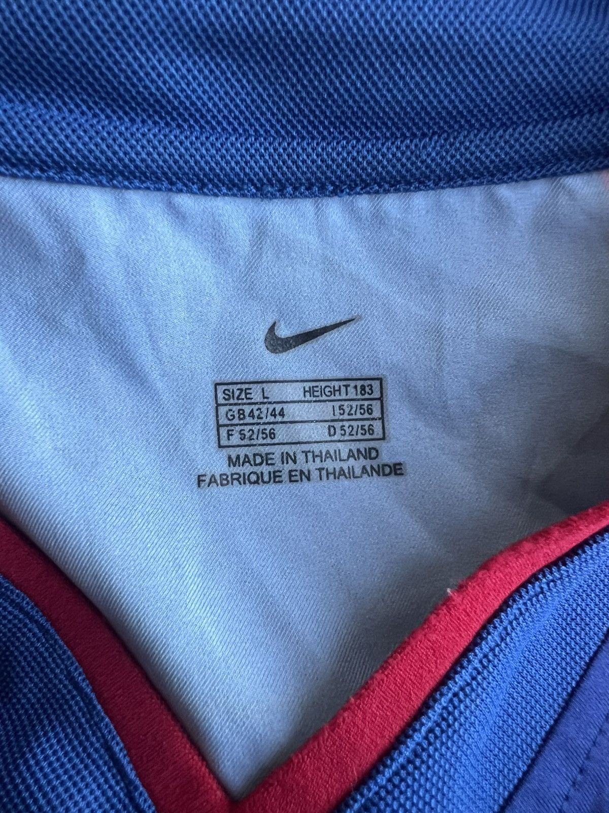 Nike Vintage 02-03 Original Nike Barcelona FC Home Soccer Jersey Size US L / EU 52-54 / 3 - 4 Thumbnail