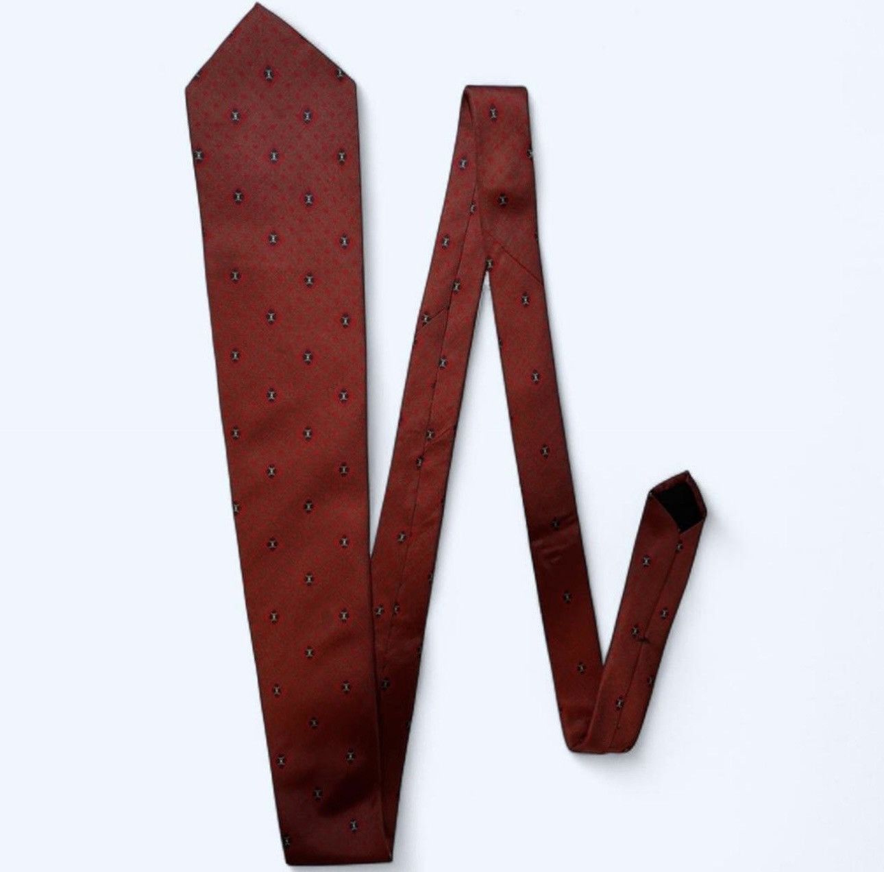 Other Vtg Cotswold Collection by J. S. Blank Red Abstract Silk Tie Size ONE SIZE - 2 Thumbnail