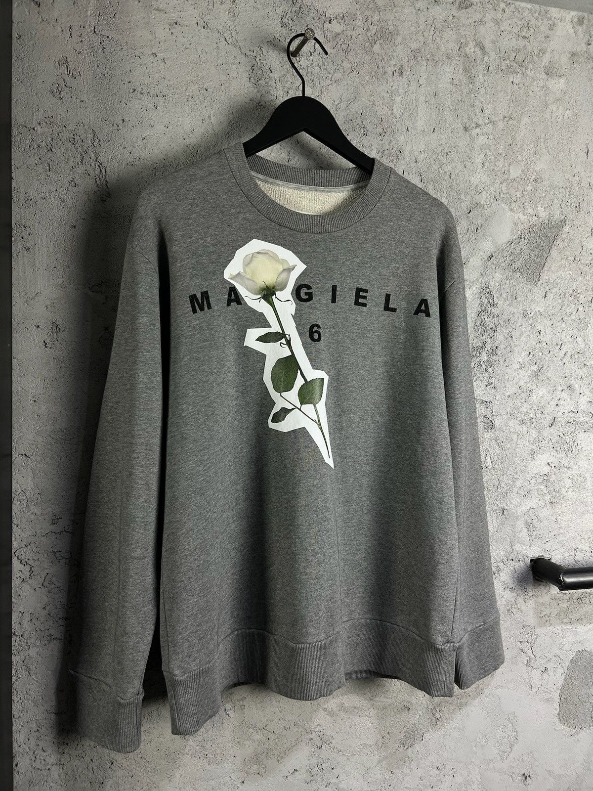 MM6 MM6 MAISON MARGIELA Sweatshirt With Rose Print M Size M / US 6-8 / IT 42-44 - 7 Thumbnail