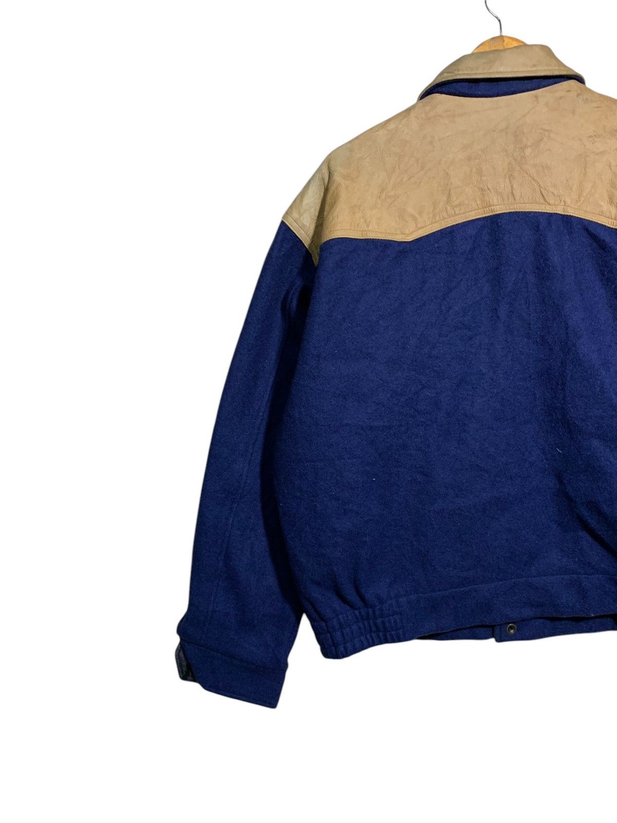 Vintage 🔥VTG SUN CRUZ LEATHER /WOOL BOMBER JACKETS Size US L / EU 52-54 / 3 - 3 Thumbnail