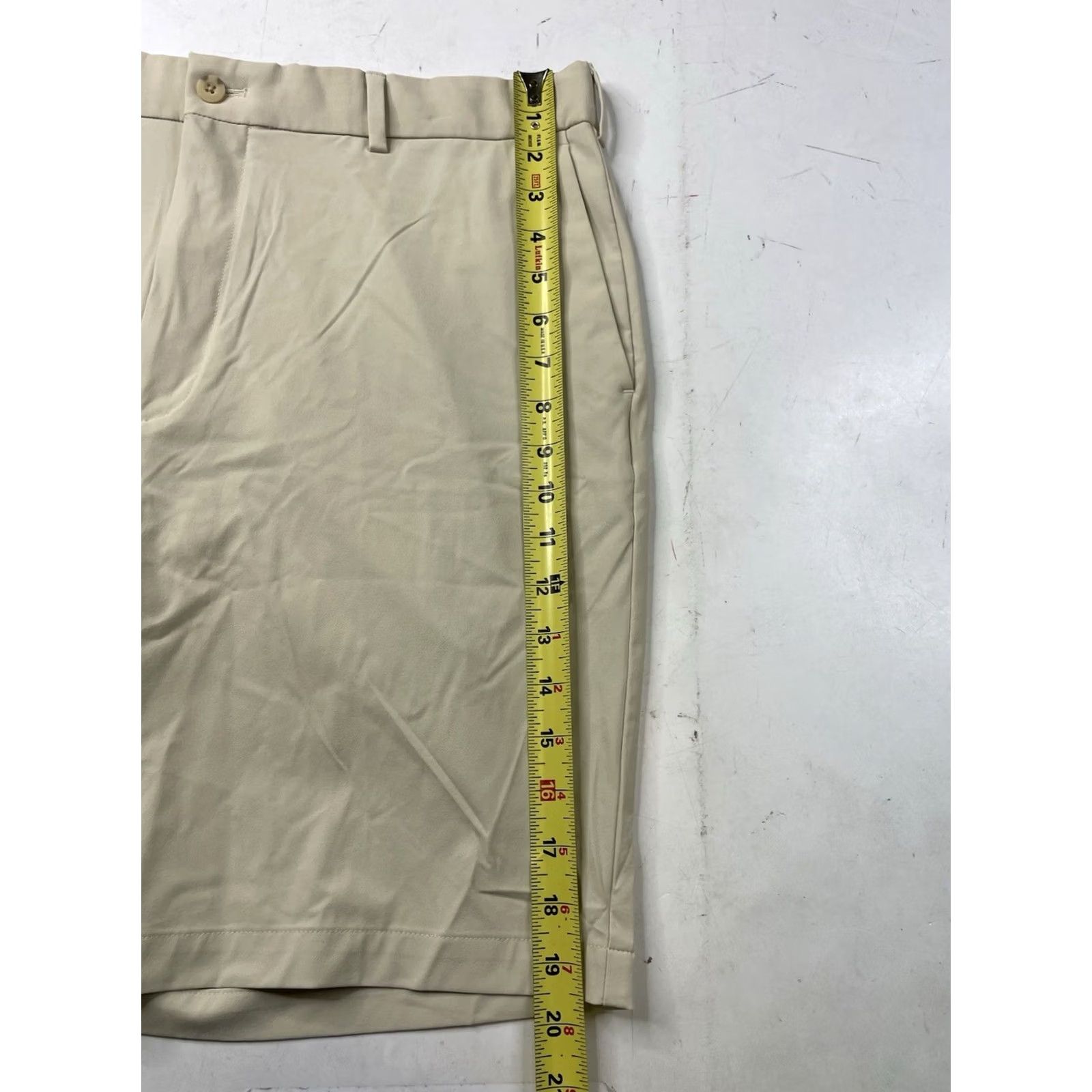 Peter Millar Peter Millar Golf Chino Shorts Mens 36 Beige Performance Stretch Size US 36 / EU 52 - 6 Thumbnail