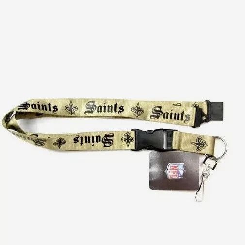 Other New Orleans Saints Lanyard Keychain 2-Sided Old English Font Size ONE SIZE - 1 Thumbnail
