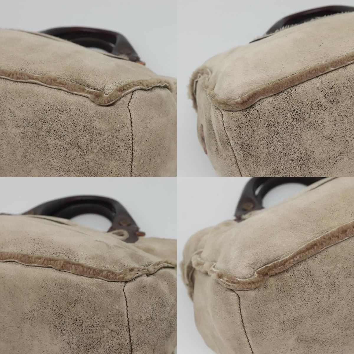 Celine CELINE Boogie Bag Hand Bag Mouton Beige Size ONE SIZE - 10 Thumbnail