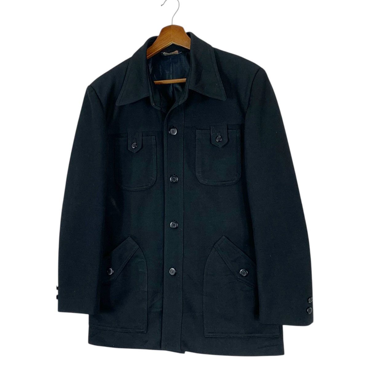 Big John Vintage Big John For Men Black Button Up Jacket Size US M / EU 48-50 / 2 - 3 Thumbnail