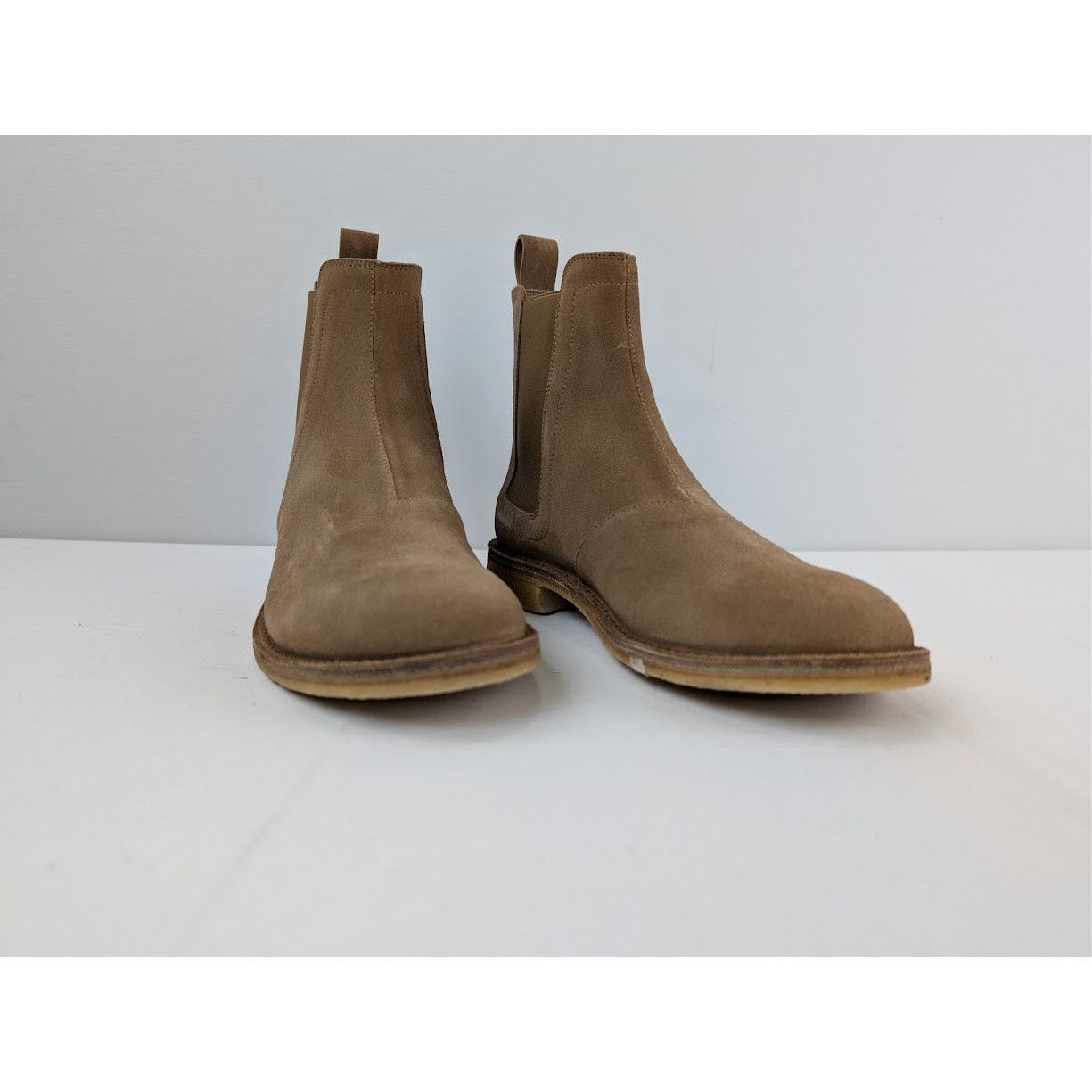 Bottega Veneta o1rshd1 Suede Chelsea Boots in Light Brown Size US 8 / EU 41 - 5 Thumbnail