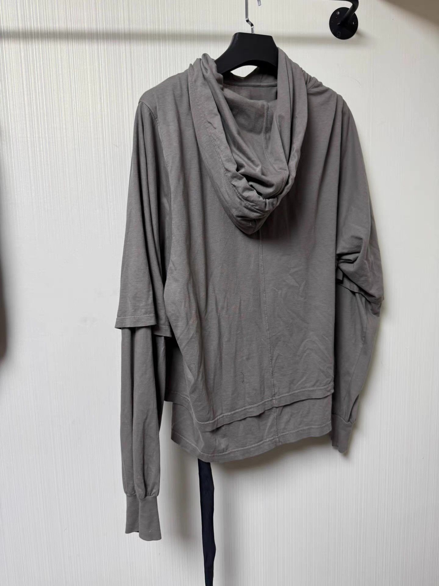 Rick Owens Rick Owens classic Dune hooded sweatshirt Q8 Size US L / EU 52-54 / 3 - 5 Thumbnail