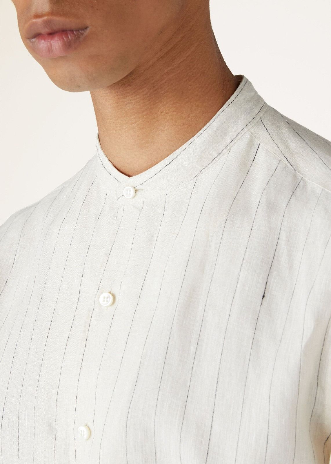 Loro Piana o1srvl11e0325 FAO0351 Shirt in White Size US L / EU 52-54 / 3 - 2 Thumbnail