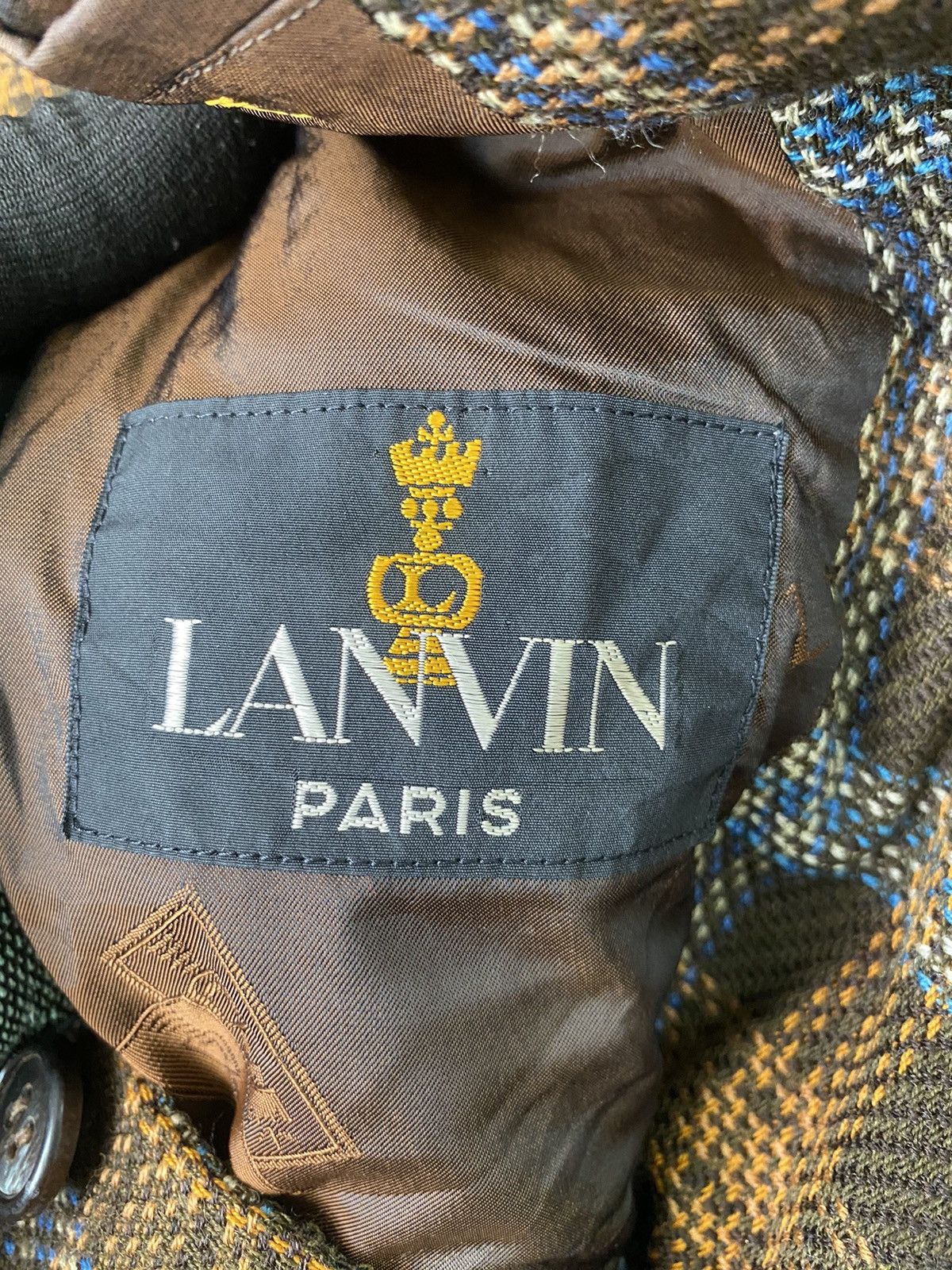 Japanese Brand × Lanvin × Vintage Vtg Lanvin Paris blazer Jacket Rare Colour Size US M / EU 48-50 / 2 - 8 Thumbnail