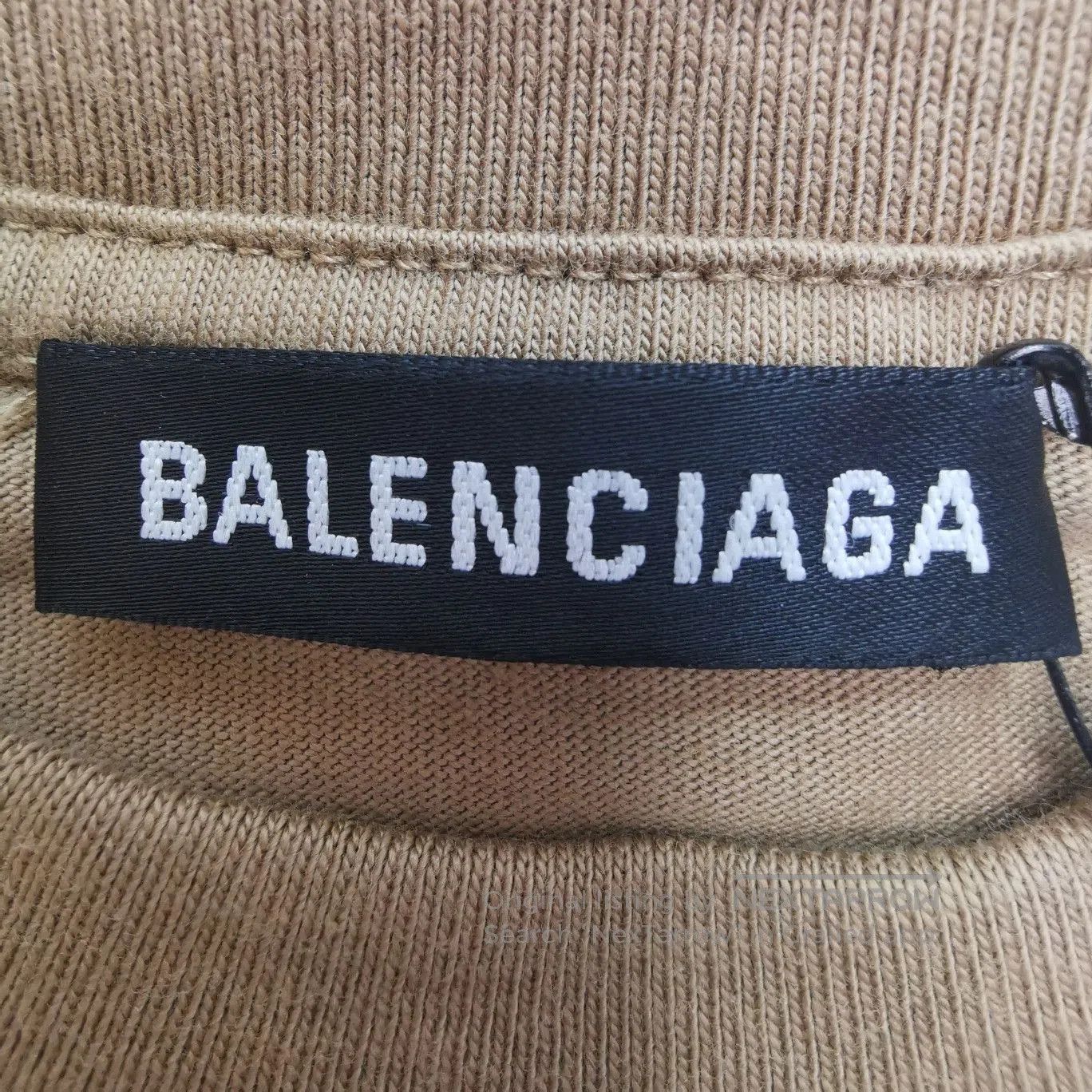 Balenciaga Balenciaga XS Cotton Logo Print Crew Neck T. Size US XS / EU 42 / 0 - 5 Thumbnail