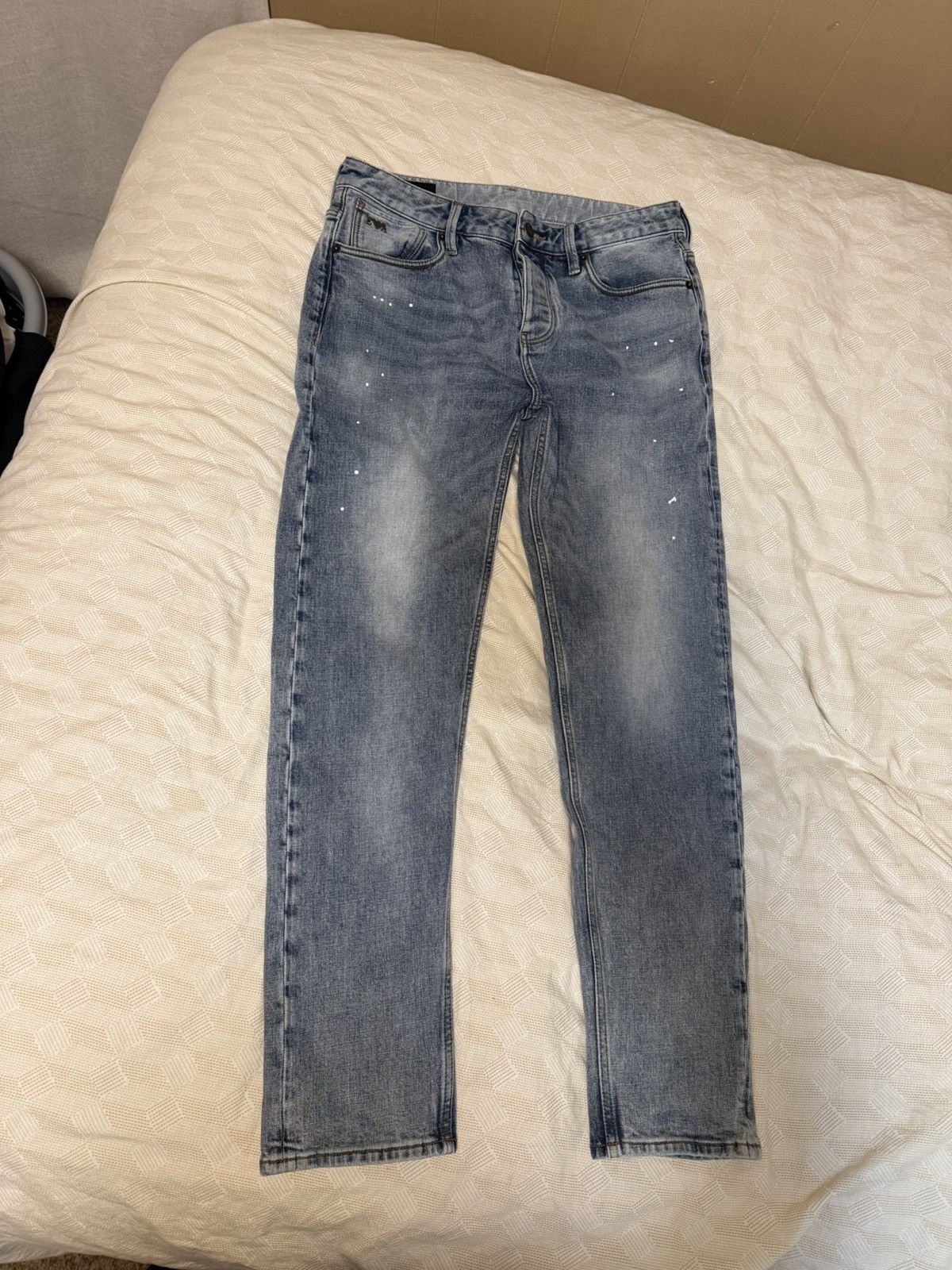 Emporio Armani Emporio Armani Blue Pocket Jeans Size 31 Size US 31 - 2 Thumbnail