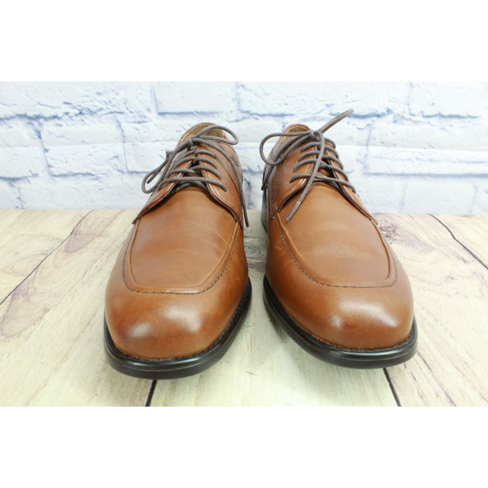 Johnston & Murphy Johnston and Murphy Men's Brown Leather Casual Dress Shoes Size US 8.5 / EU 41-42 - 4 Thumbnail