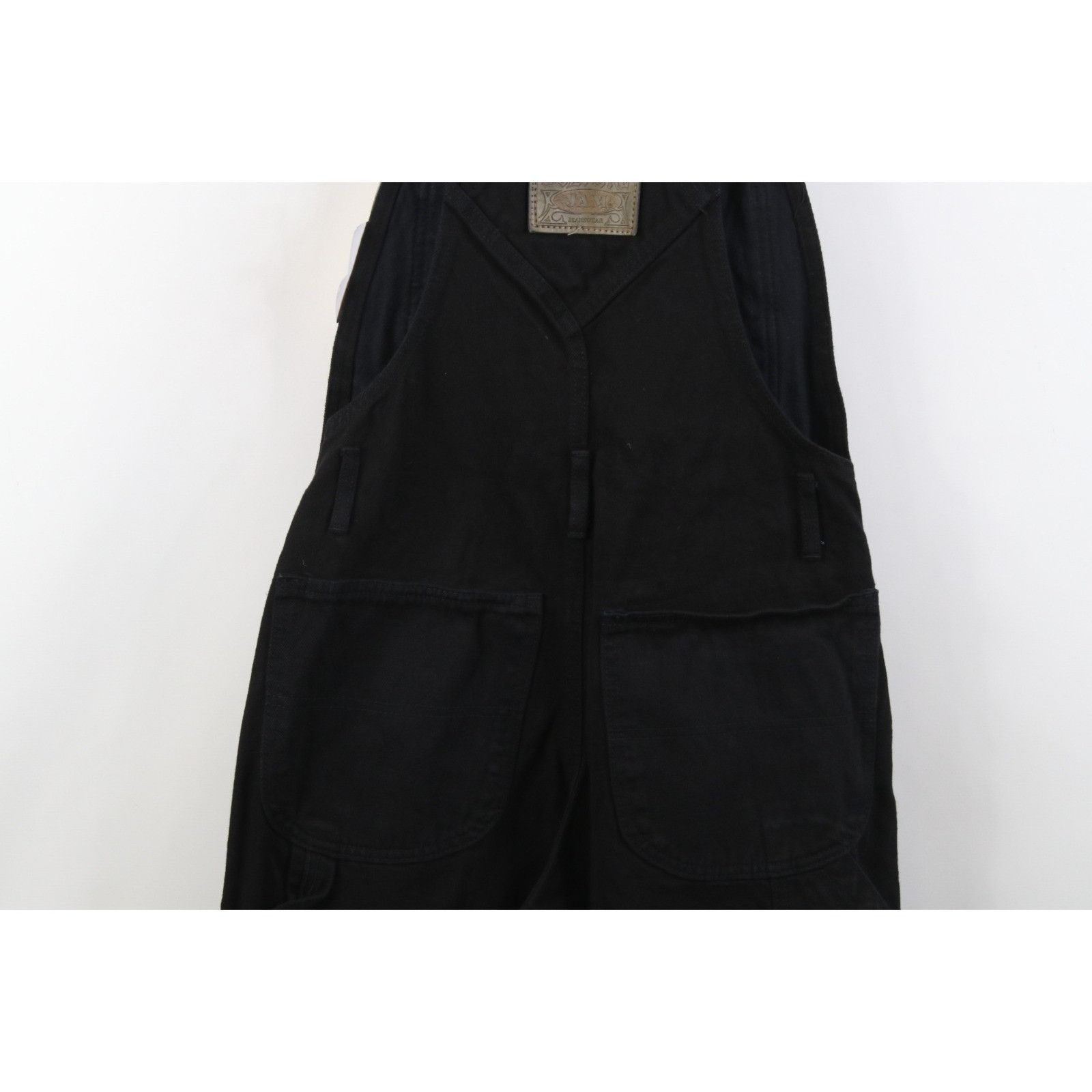 Vintage Deadstock Vintage 90s Streetwear Baggy Denim Shortalls Size 26" / US 2 / IT 38 - 15 Thumbnail