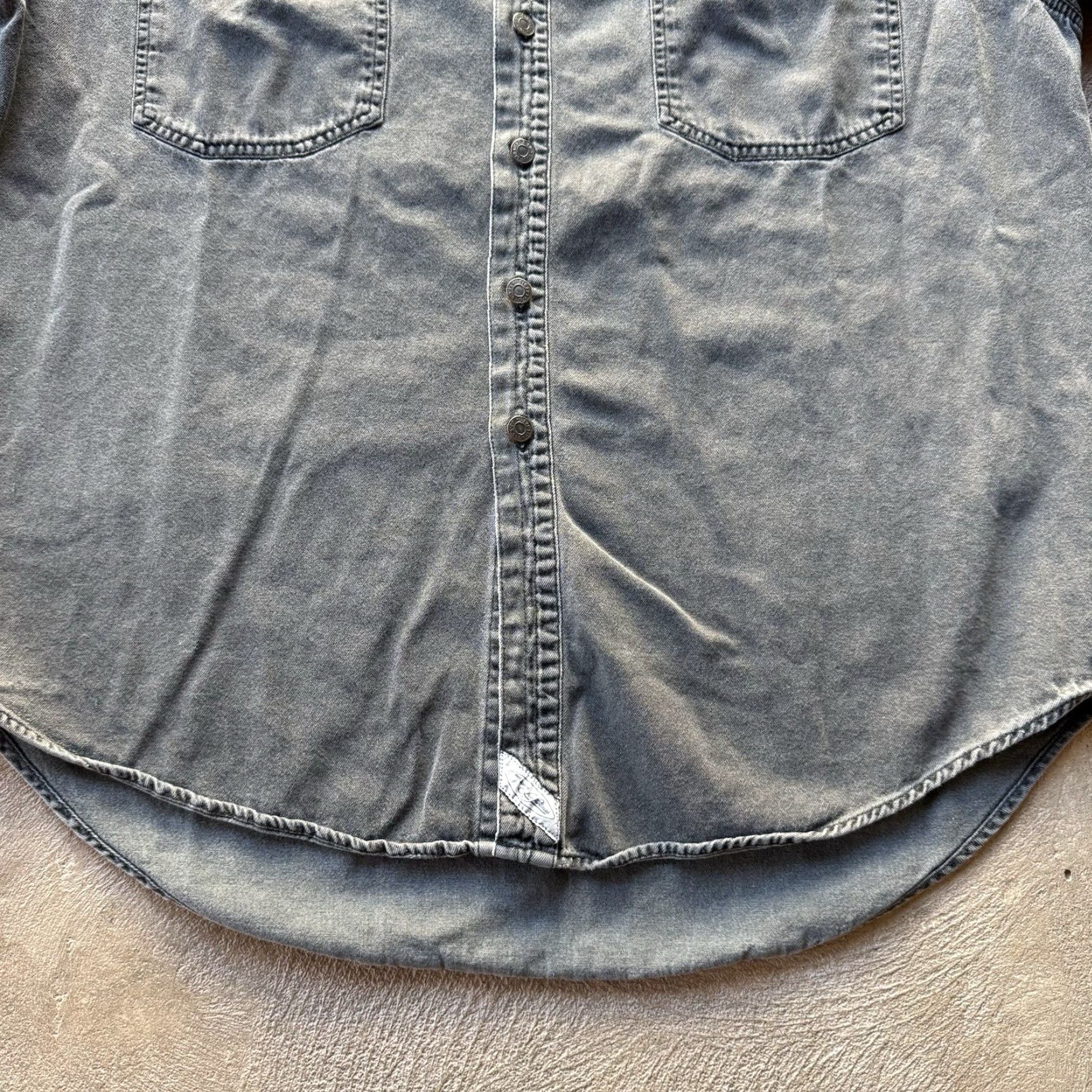 Levi's Levi's Shirt Denim Button-Up XL Black Western Cowboy Rodeo Classic Mens Size US XL / EU 56 / 4 - 4 Thumbnail