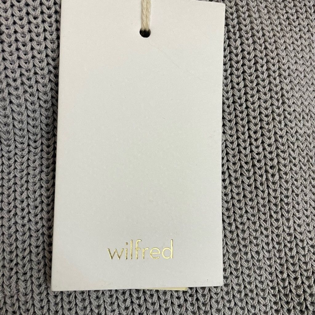 Other WILFRED NWT Women’s Grey Midi/Mini Sweater Dress Thigh Slits Size M / US 6-8 / IT 42-44 - 7 Thumbnail