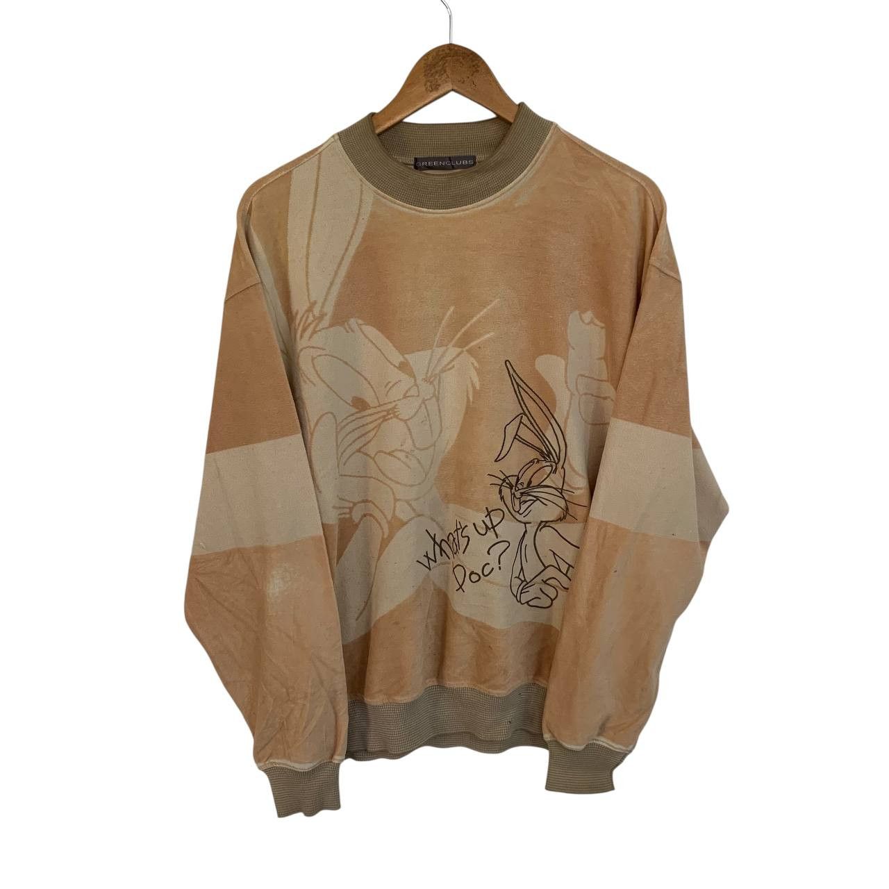 Cartoon Network Vintage Bug Bunny What Up Sweatshirt Large Size US L / EU 52-54 / 3 - 1 Thumbnail