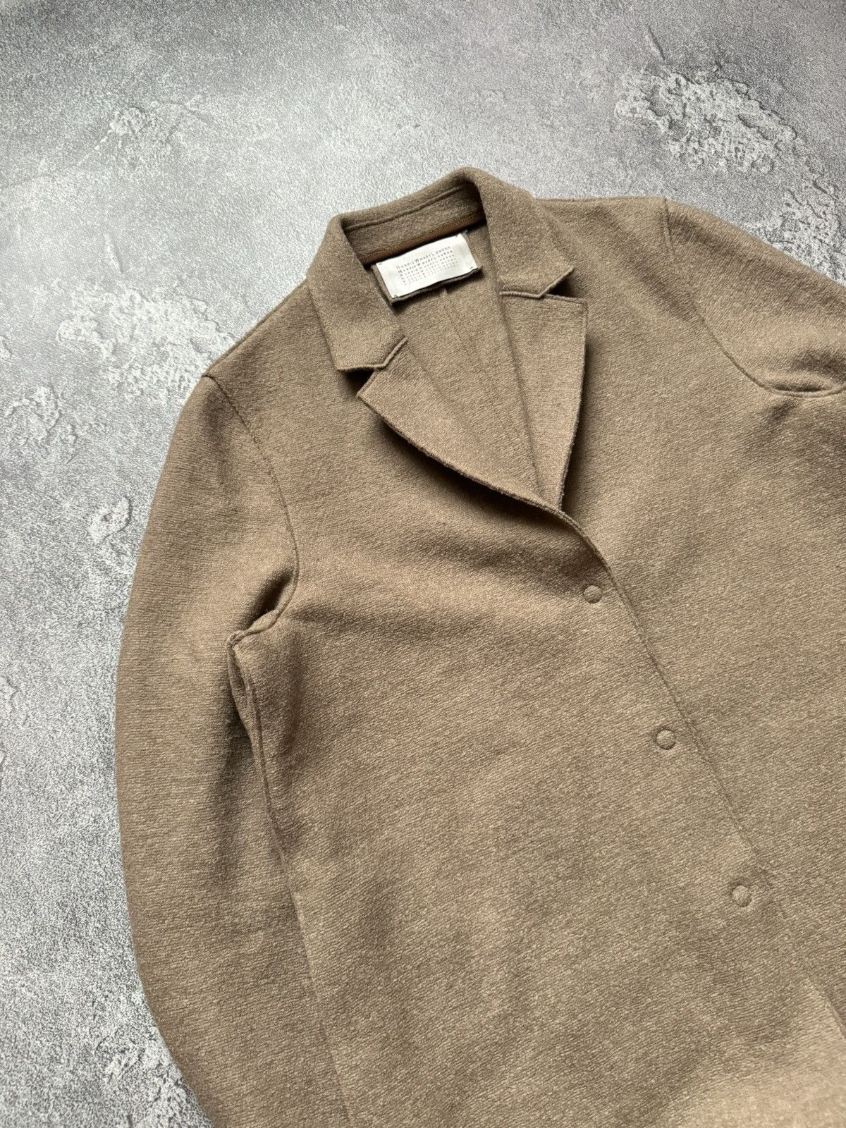 Harris Wharf London Harris Wharf London IT44 A1301MLK coat wool jacket button up Size M / US 6-8 / IT 42-44 - 4 Thumbnail